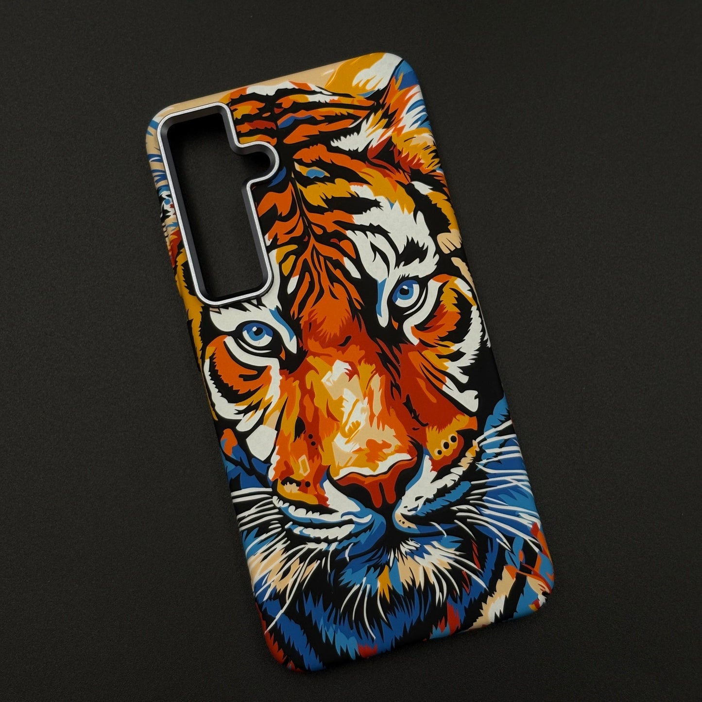 Tiger Premium Slim Case for Samsung Galaxy S24 | S25 | Rare Aramid Texture Finish | Real Carbon Fibre Feel | Hidden MagSafe