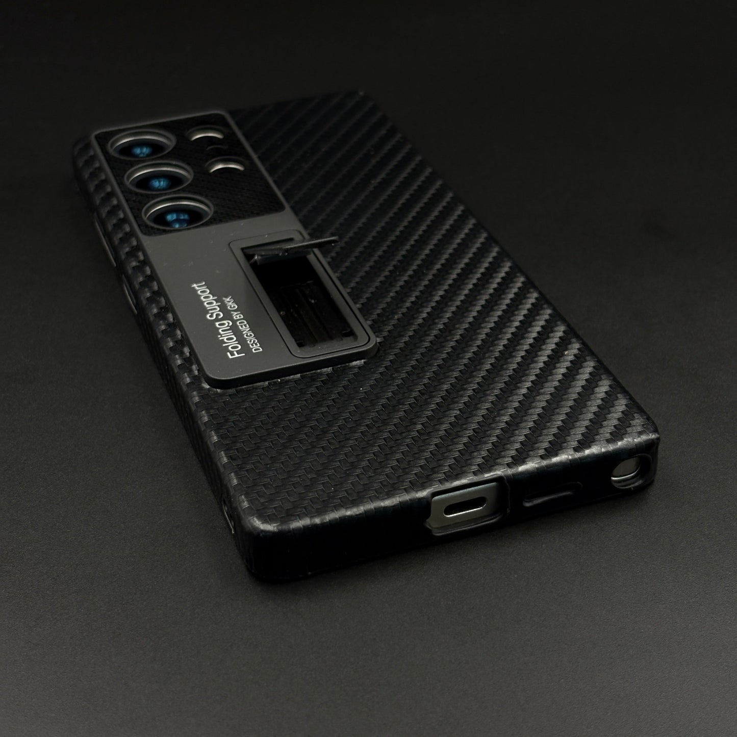 Hidden Kickstand Shockproof Slim Protective Case for Samsung Galaxy S25 Ultra