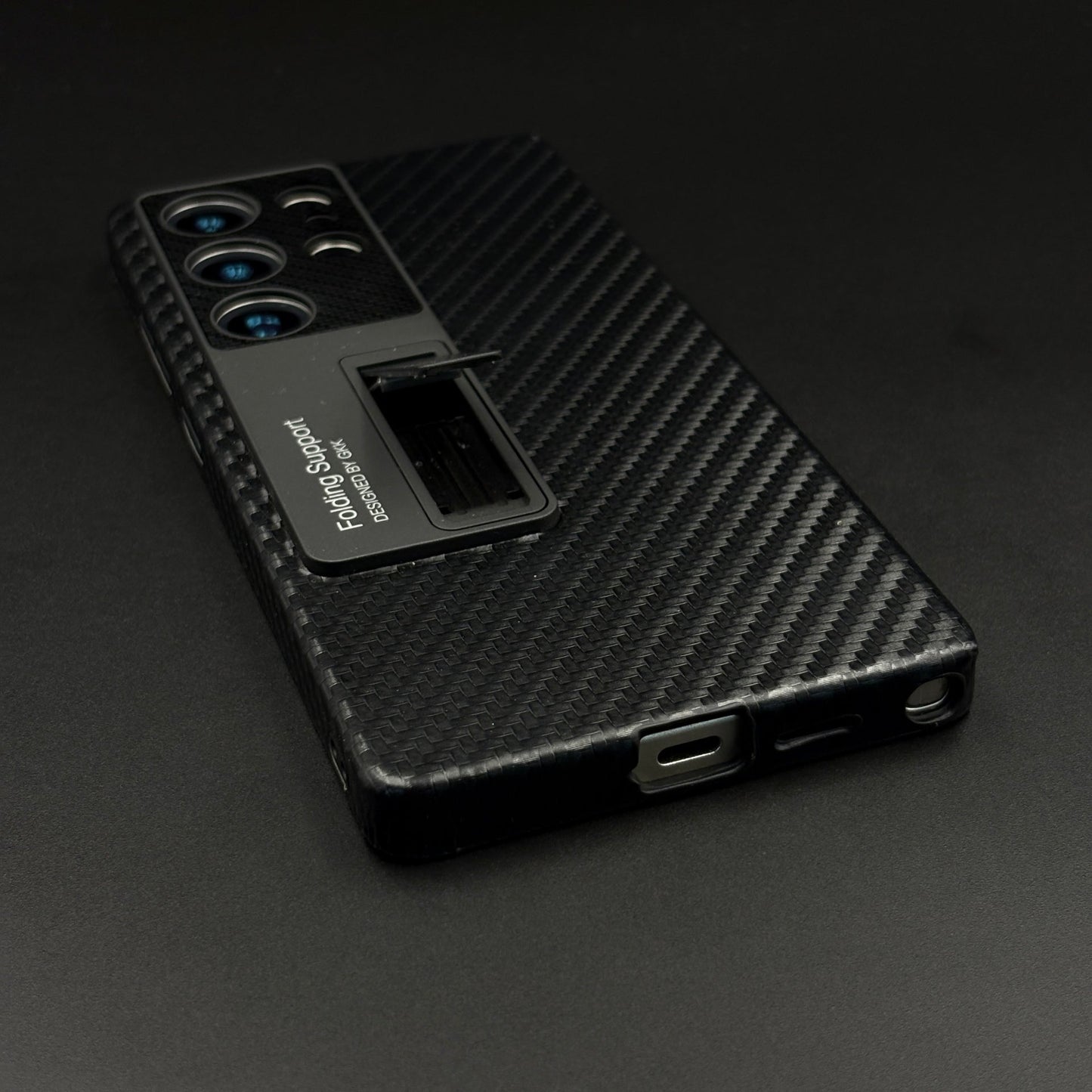 Hidden Kickstand Shockproof Slim Protective Case for Samsung Galaxy S25 Ultra