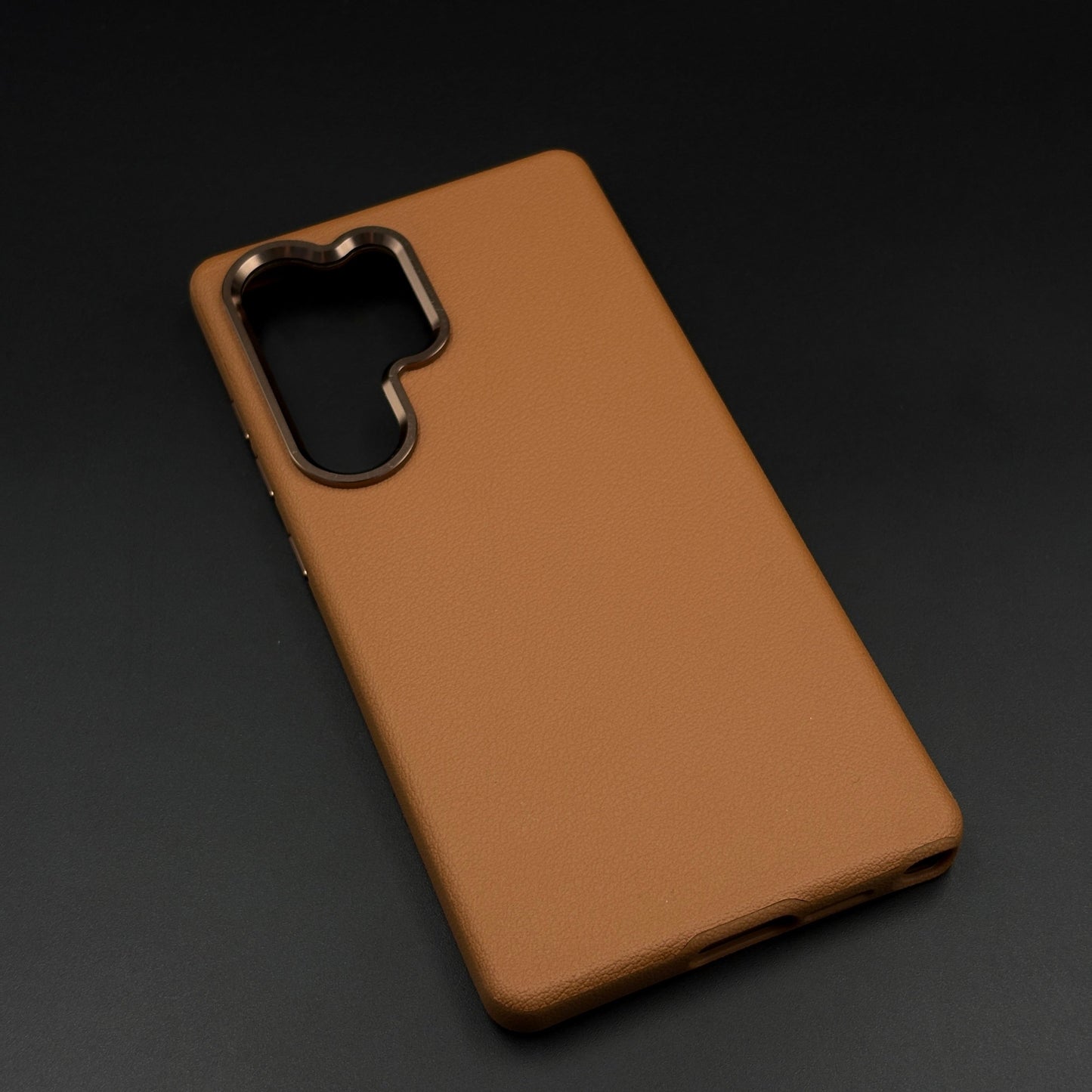 Wireless Charging Leather Case for Samsung Galaxy S25 Ultra | Hidden MagSafe | Elegant Luxury Cover