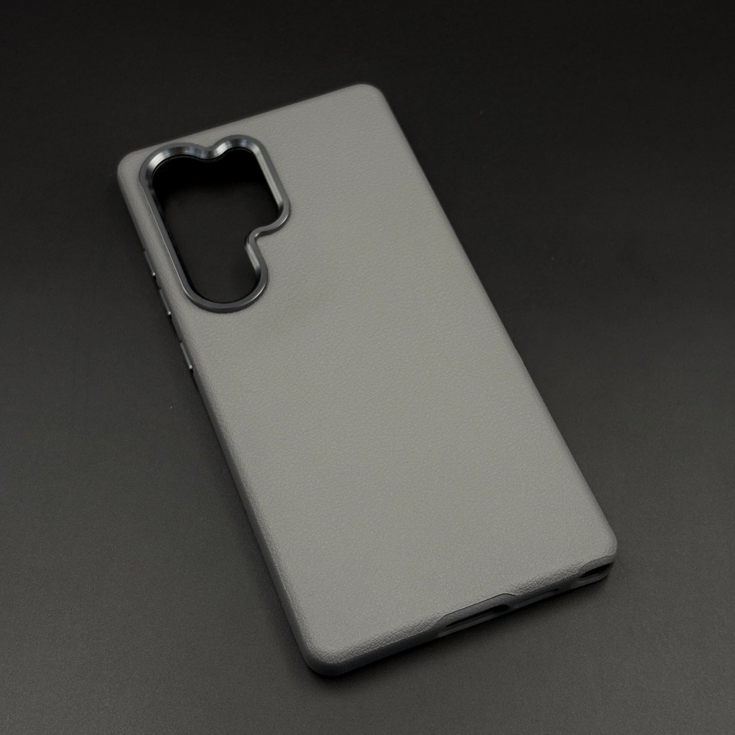 Wireless Charging Leather Case for Samsung Galaxy S25 Ultra | Hidden MagSafe | Elegant Luxury Cover