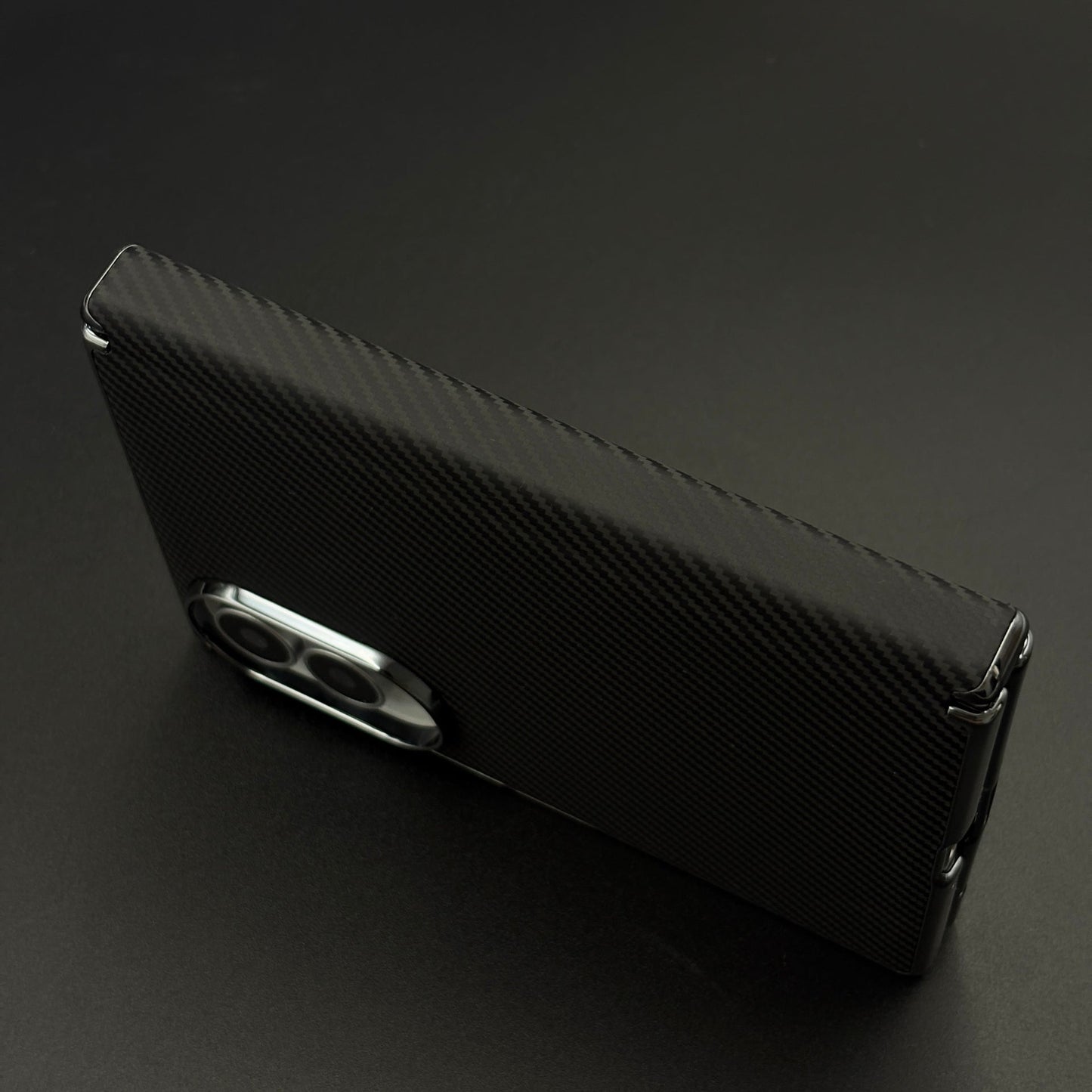 Carbon Fibre Smooth Feel Case with Front Screen Protector For Samsung Galaxy Z Fold 8