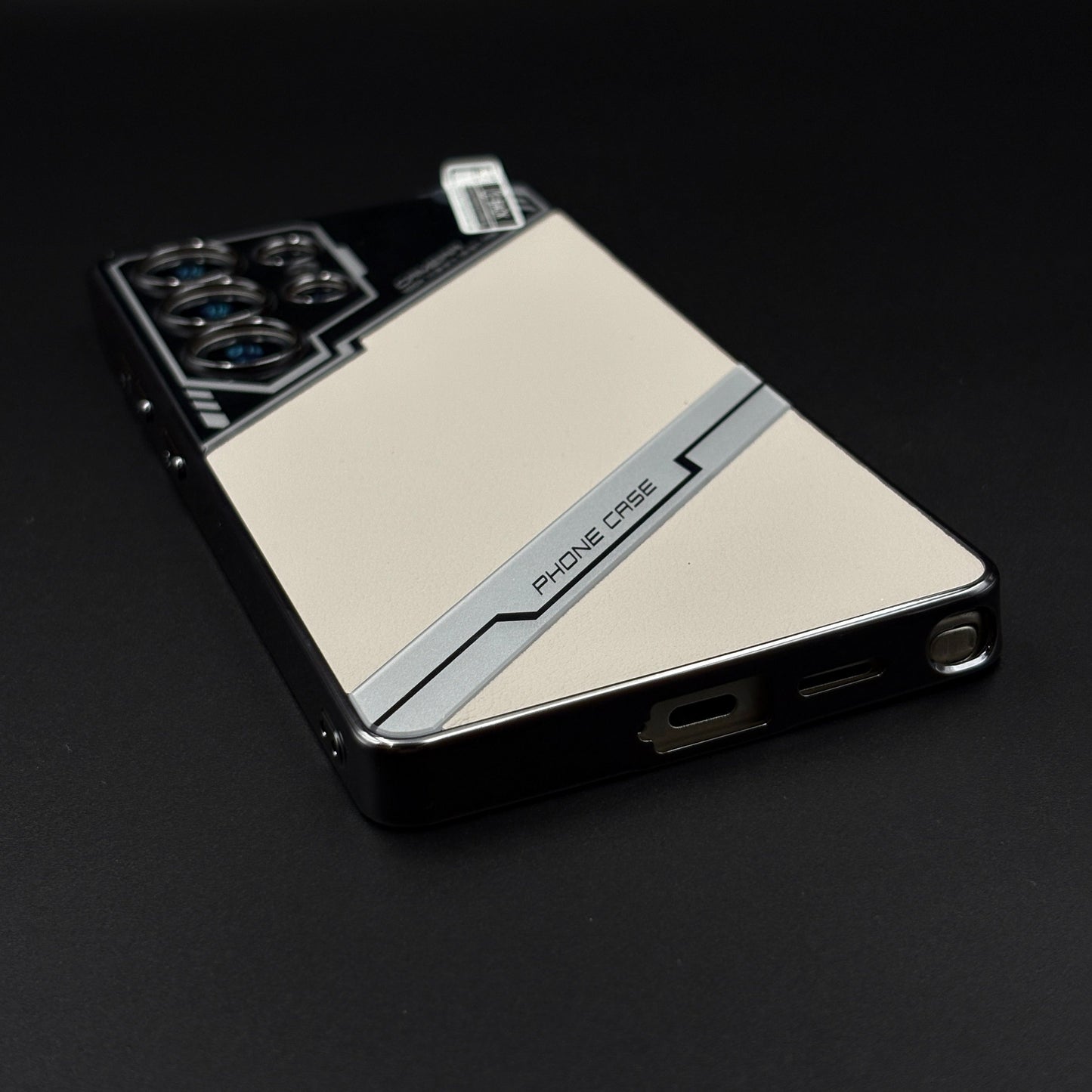 Electroplated Leather Case for Samsung Galaxy S25 Ultra | Premium Dual Texture | Camera Protection