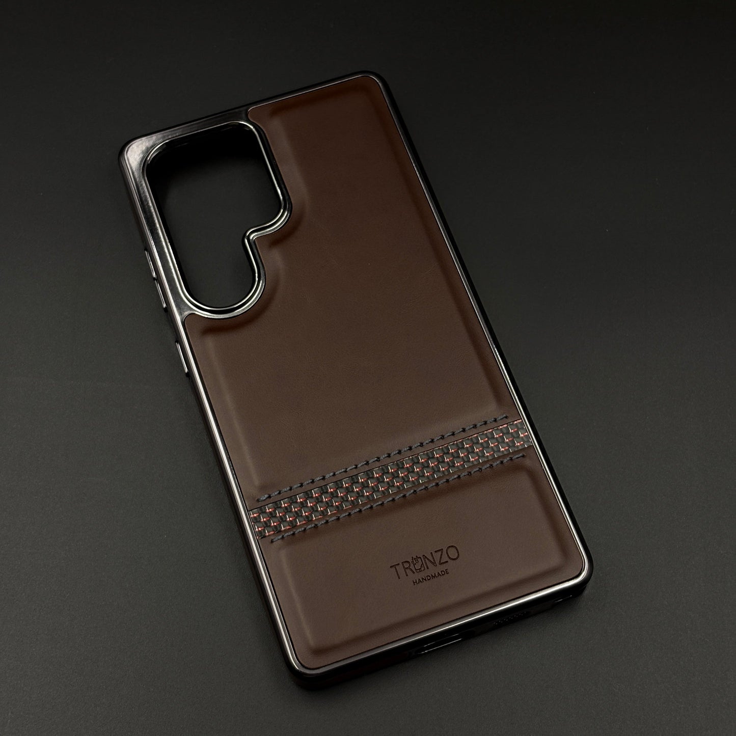 Leather Stripe Texture Case for Samsun Galaxy S25 Ultra Slim Luxury Protective Cover