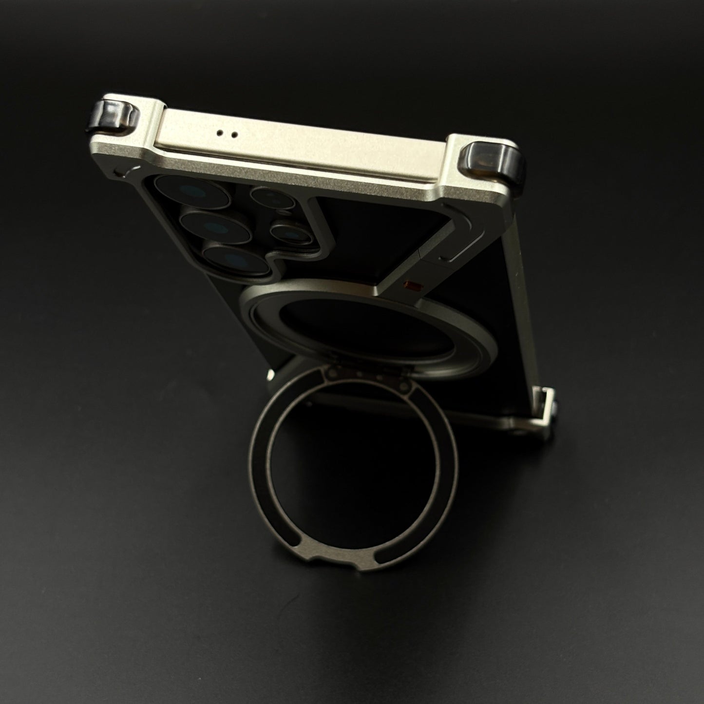 Z Shape Aluminium Metal Rotating Kickstand for Samsung Galaxy S25 Ultra | Frameless Design