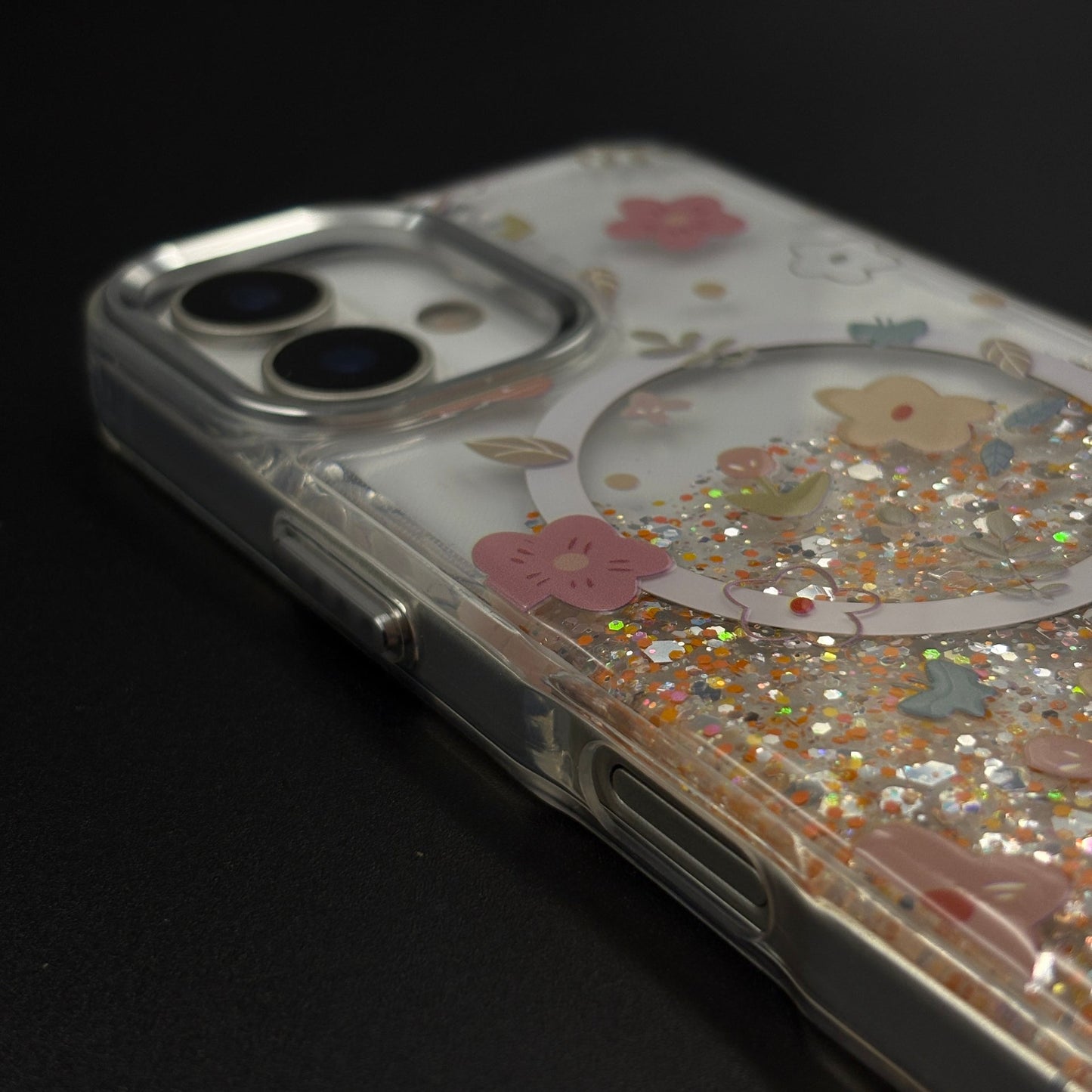 Sparkle Garden MagSafe Fancy Clear Case Cover for iPhone 17