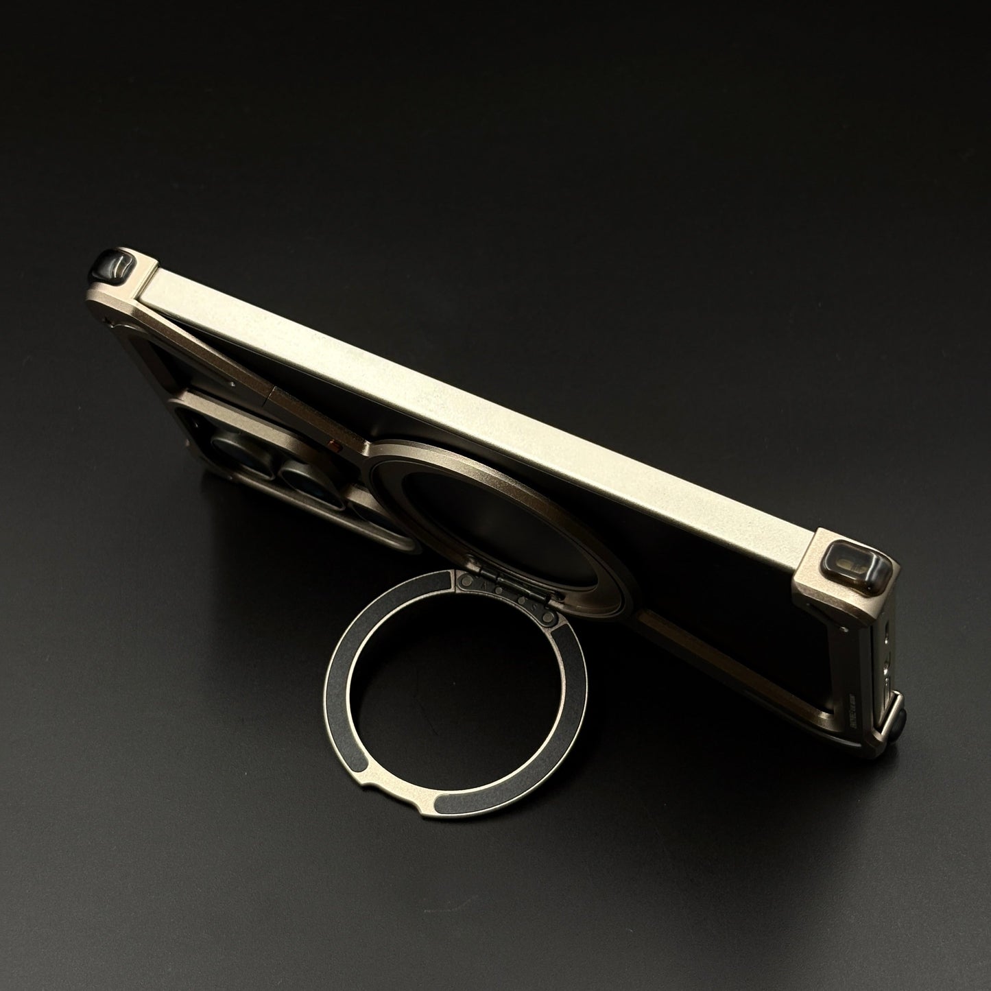 Z Shape Aluminium Metal Rotating Kickstand for Samsung Galaxy S25 Ultra | Frameless Design