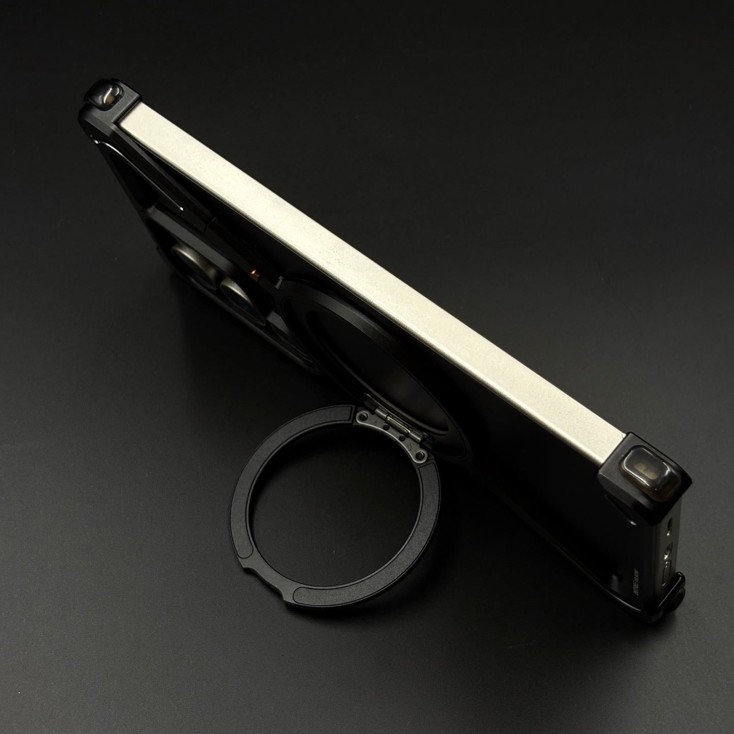 Z Shape Aluminium Metal Rotating Kickstand for Samsung Galaxy S24 Ultra | Frameless Design
