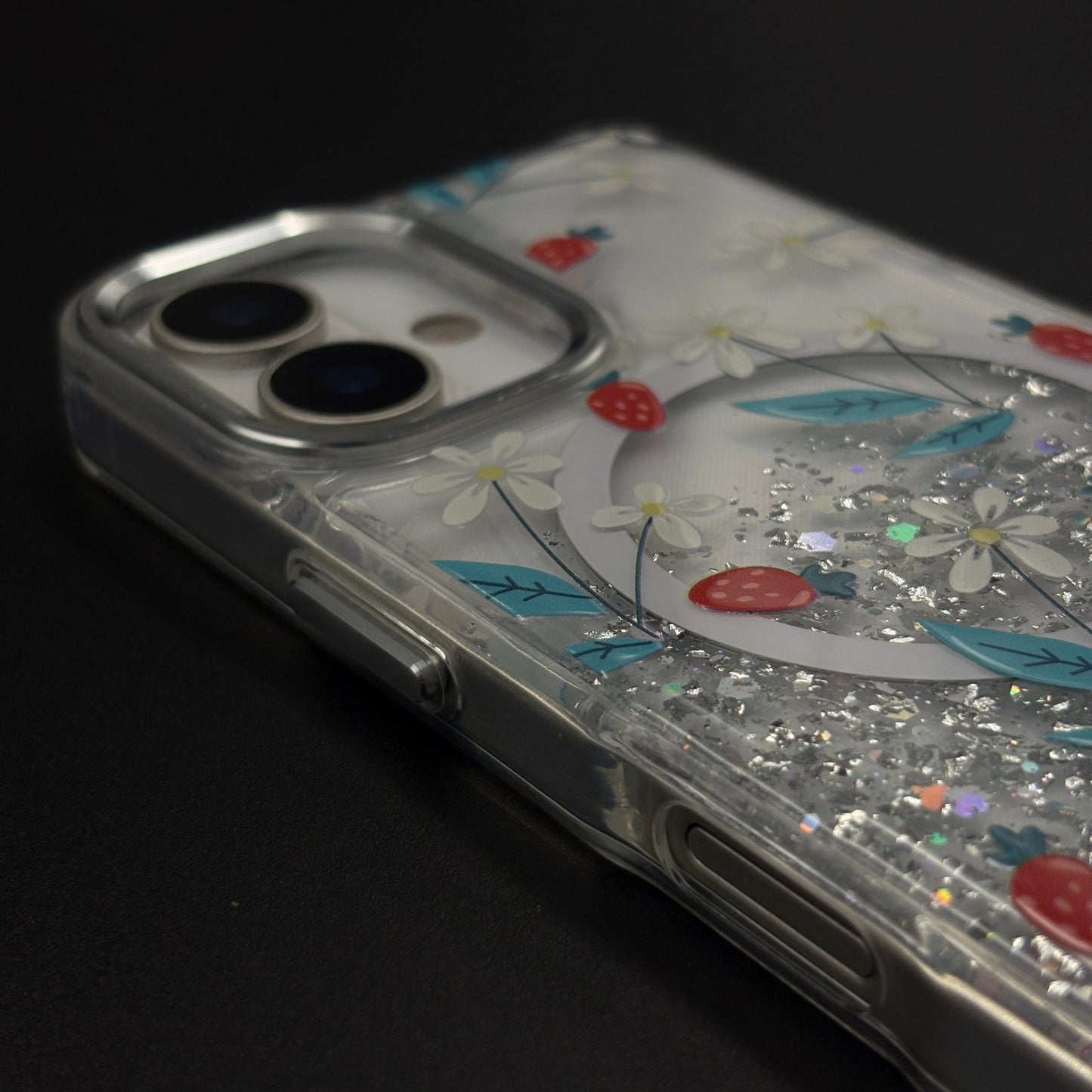 Sparkle Garden MagSafe Fancy Clear Case Cover for iPhone 17