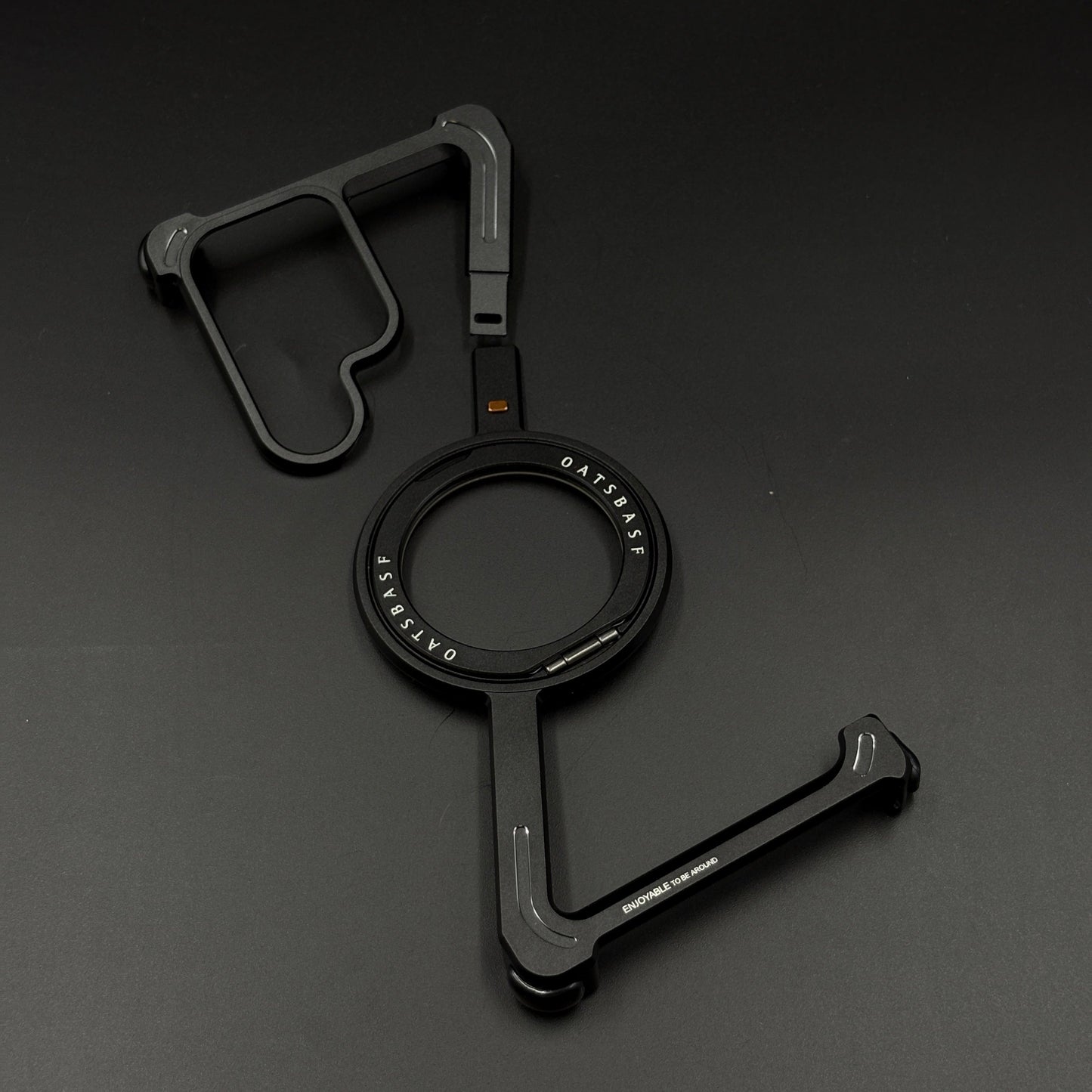 Z Shape Aluminium Metal Rotating Kickstand for Samsung Galaxy S24 Ultra | Frameless Design