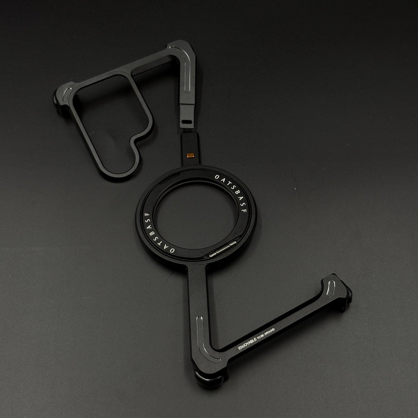Z Shape Aluminium Metal Rotating Kickstand for Samsung Galaxy S24 Ultra | Frameless Design