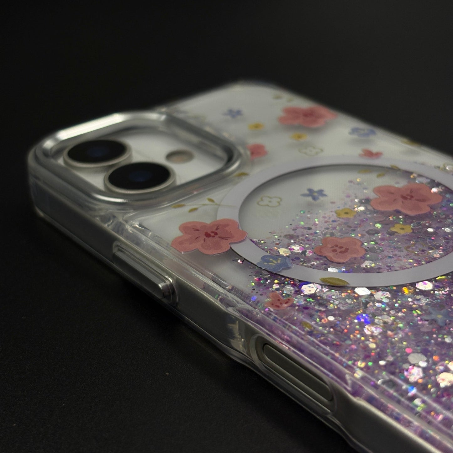 Sparkle Garden MagSafe Fancy Clear Case Cover for iPhone 17