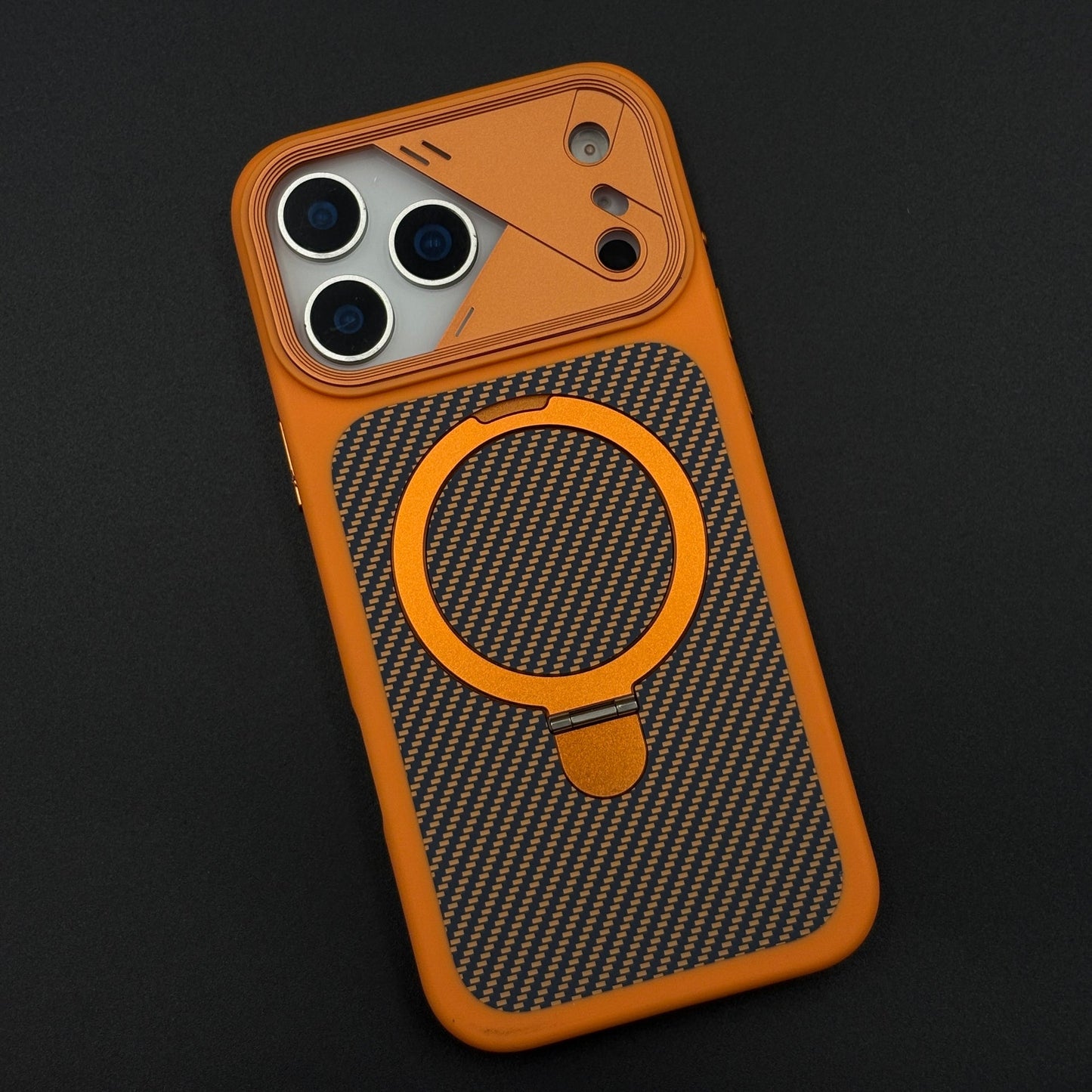 Carbon Stand MagSafe Case Cover for iPhone 17 Series