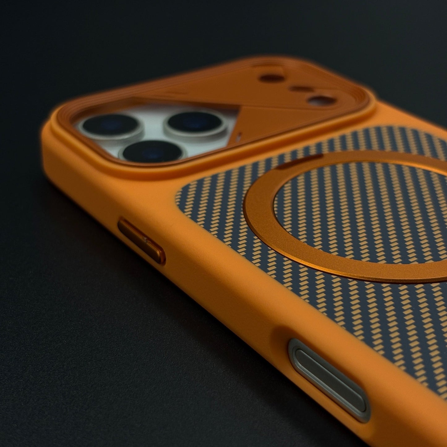 Carbon Stand MagSafe Case Cover for iPhone 17 Series