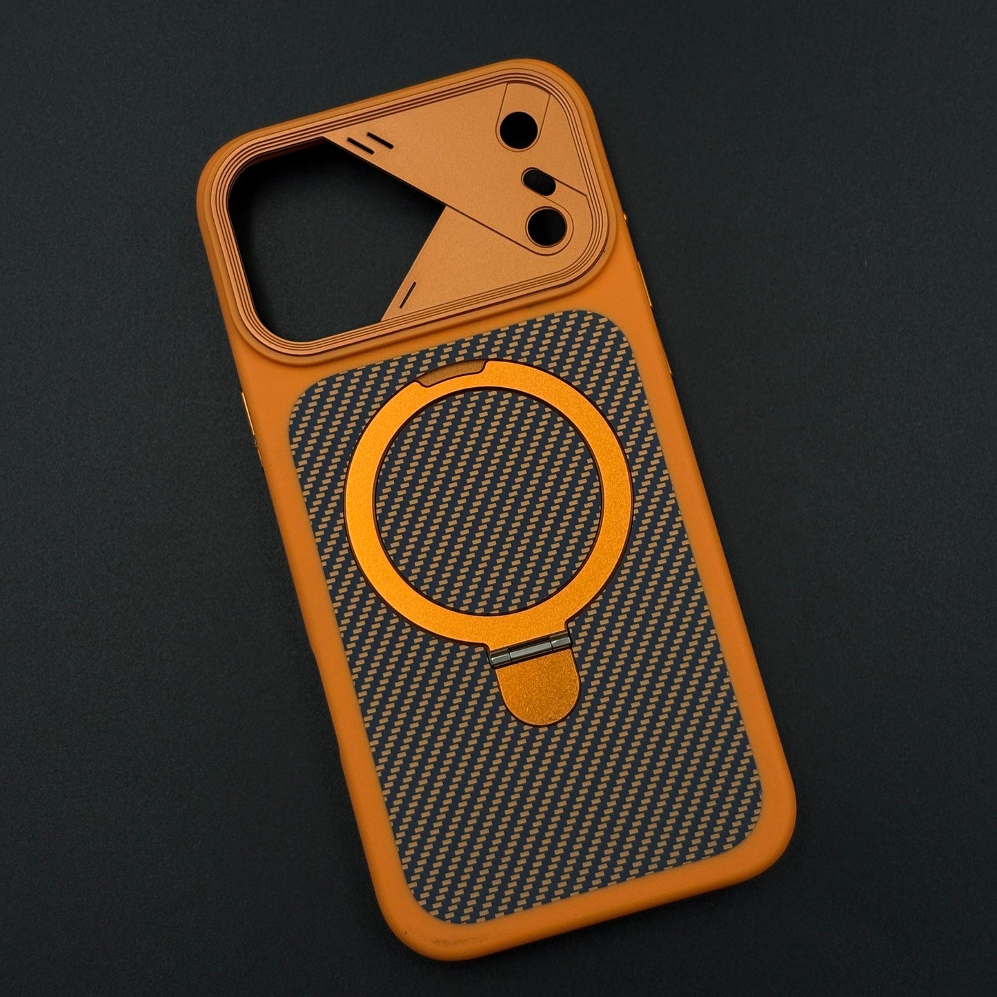 Carbon Stand MagSafe Case Cover for iPhone 17 Series