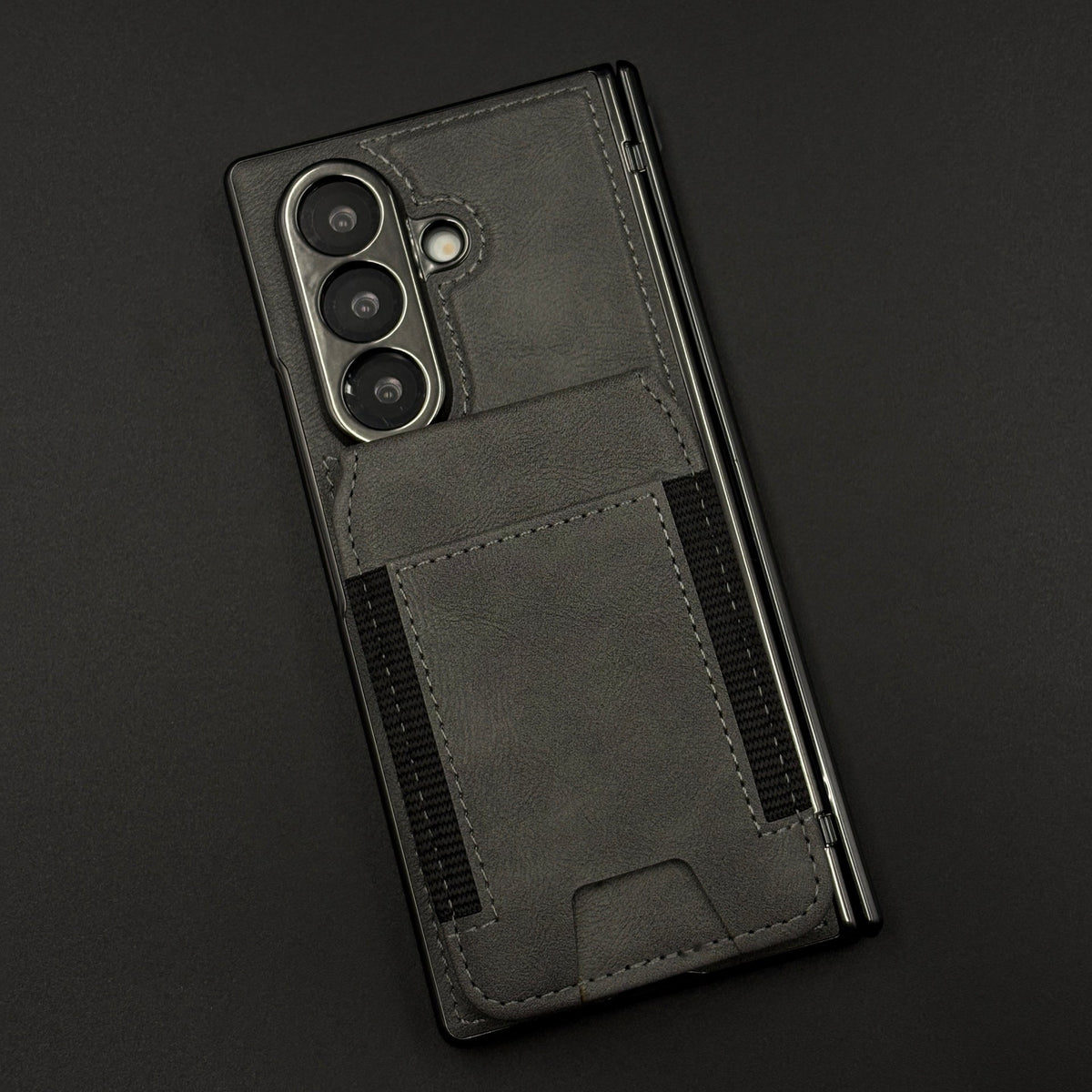 Detachable Cardholder Leather MagSafe Case with Front Screen Protector for Samsung Galaxy Z Fold 7
