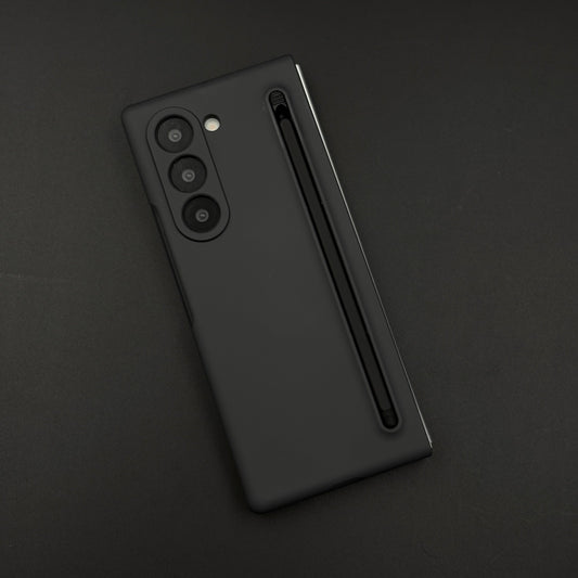 Ultra Slim Case with Pen for Samsung Galaxy Z Fold 6 | Soft Matte Finish | Built-In Pen Slot