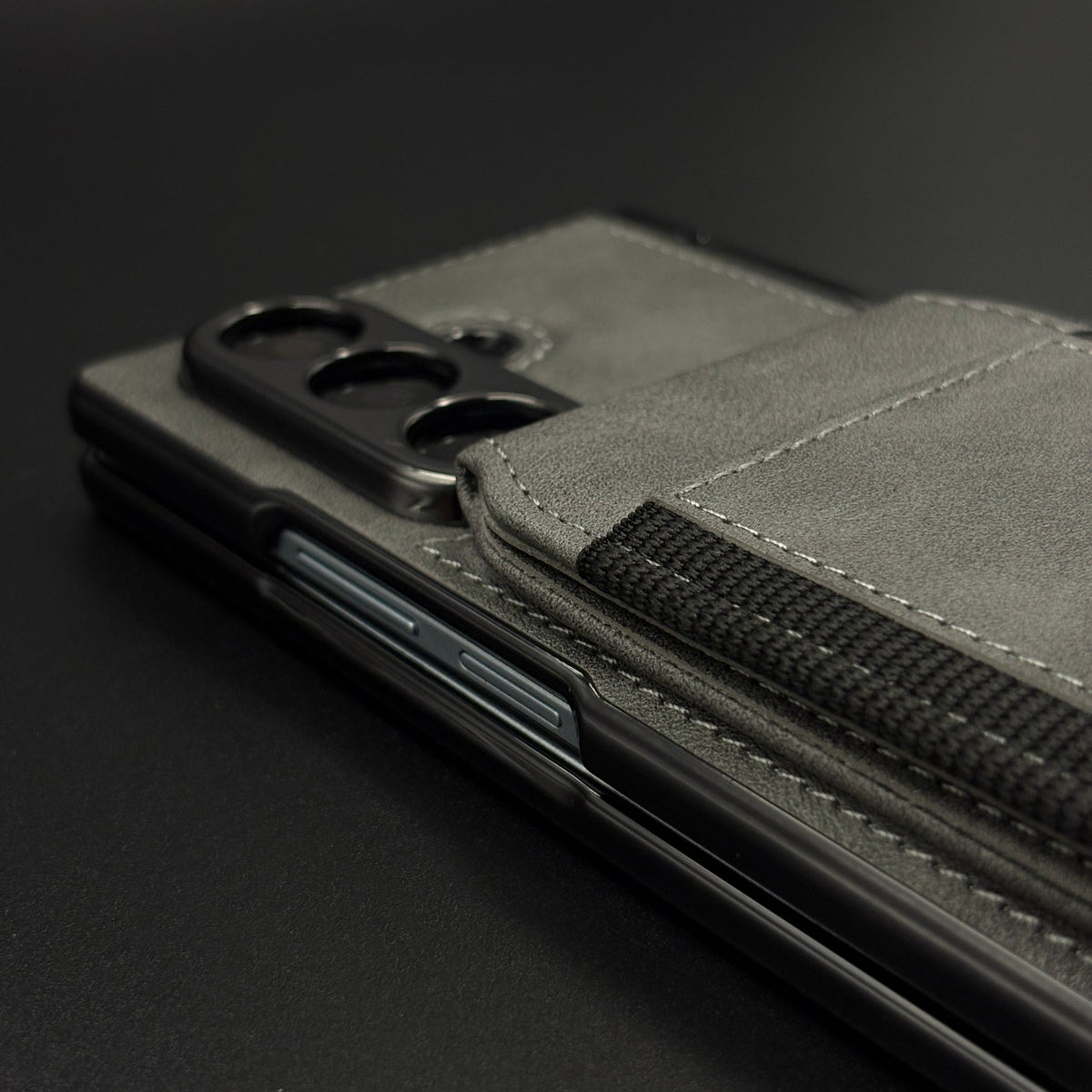 Detachable Cardholder Leather MagSafe Case with Front Screen Protector for Samsung Galaxy Z Fold 7
