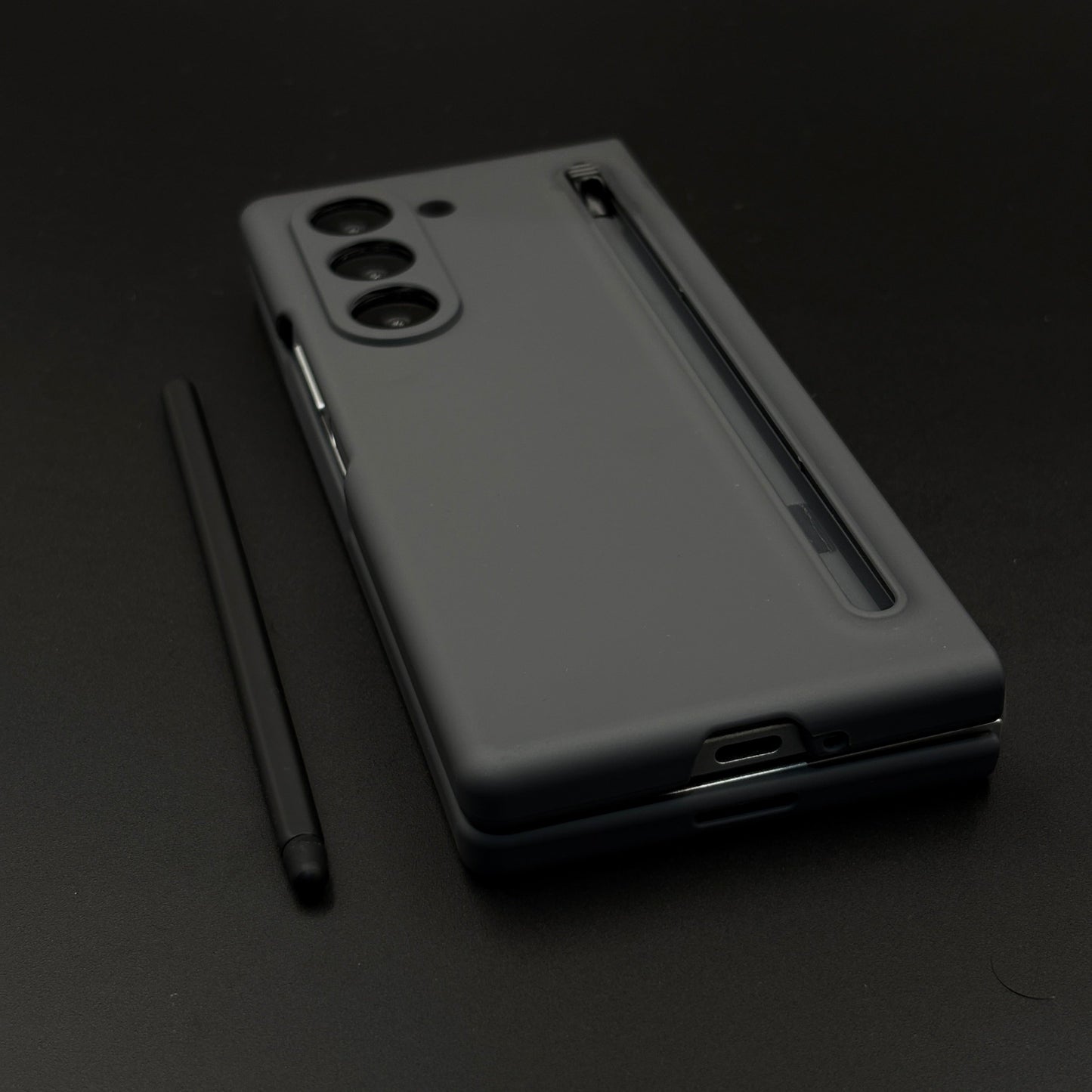 Ultra Slim Case with Pen for Samsung Galaxy Z Fold 7 | Soft Matte Finish | Built-In Pen Slot