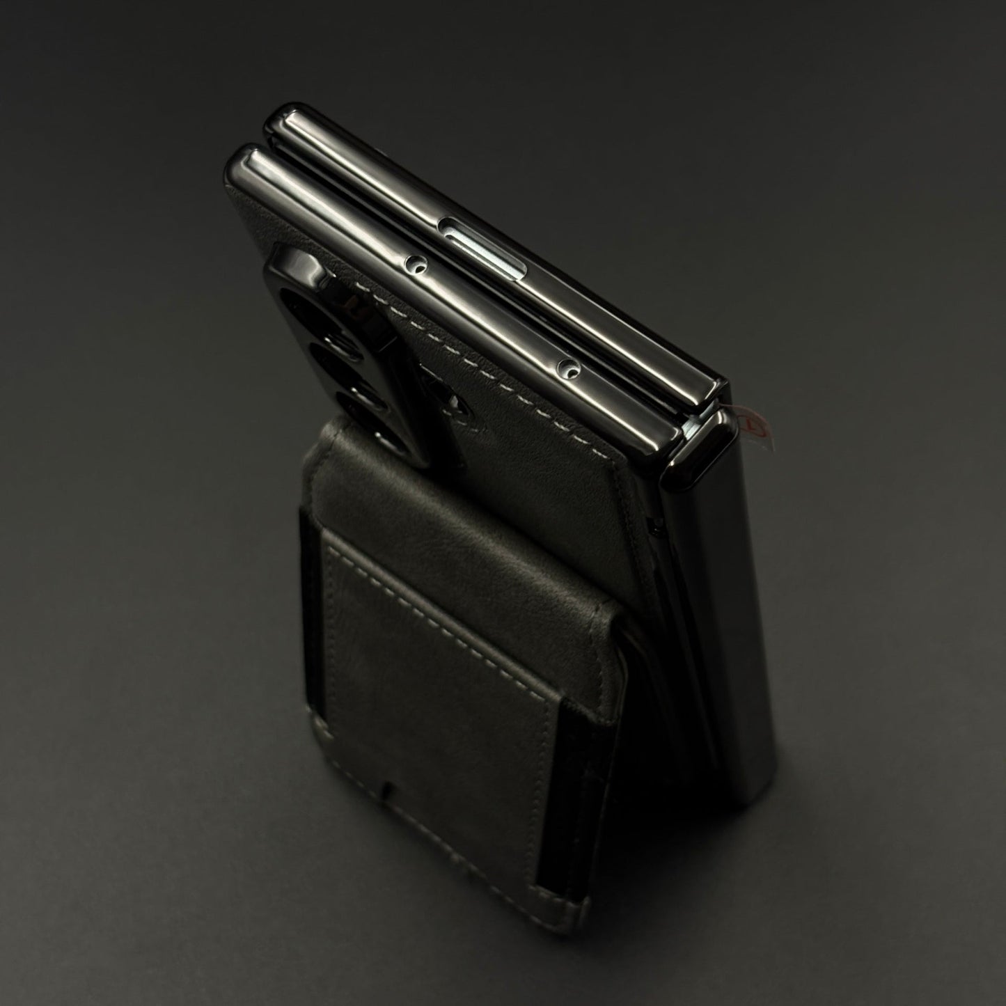 Detachable Cardholder Leather MagSafe Case with Front Screen Protector for Samsung Galaxy Z Fold 7