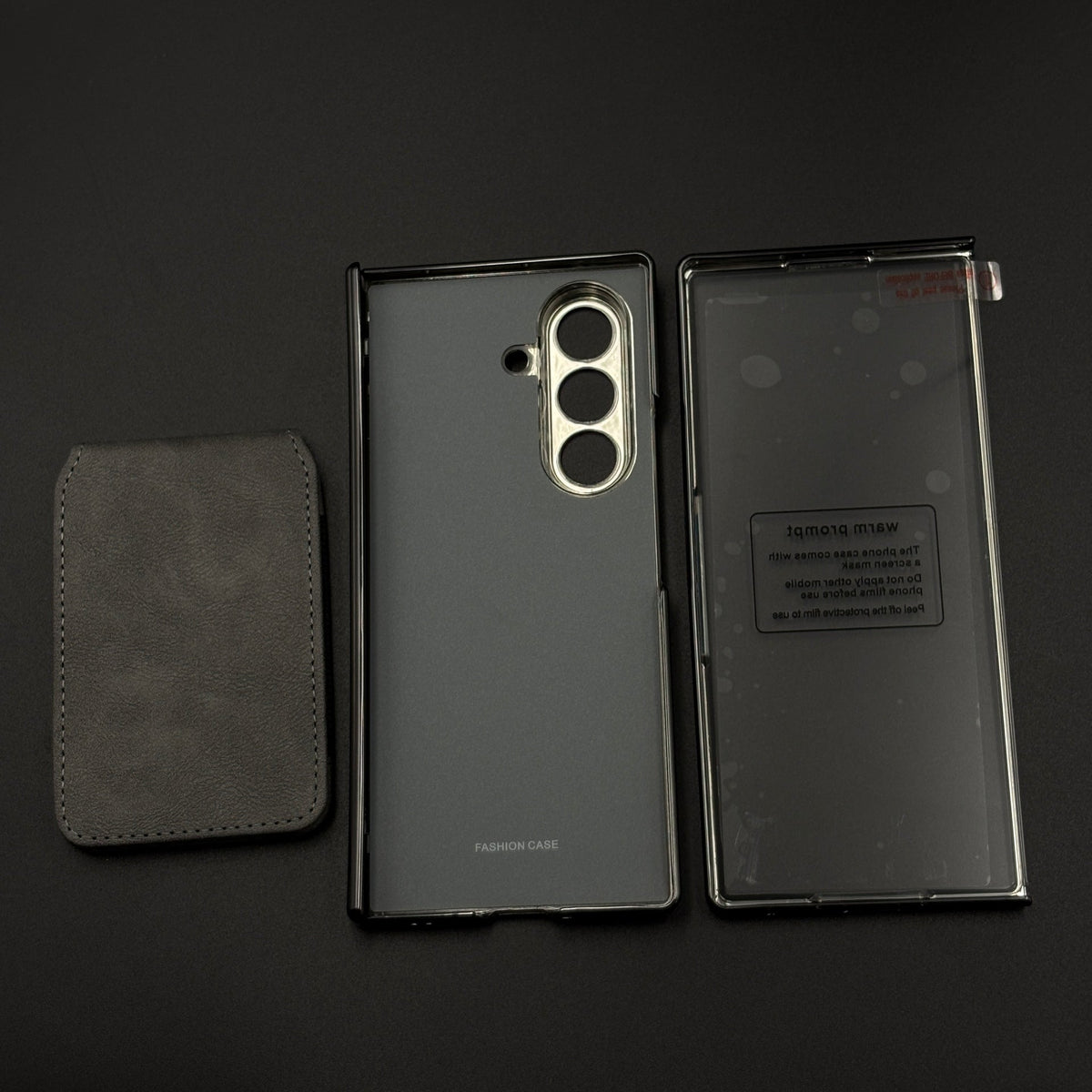 Detachable Cardholder Leather MagSafe Case with Front Screen Protector for Samsung Galaxy Z Fold 7