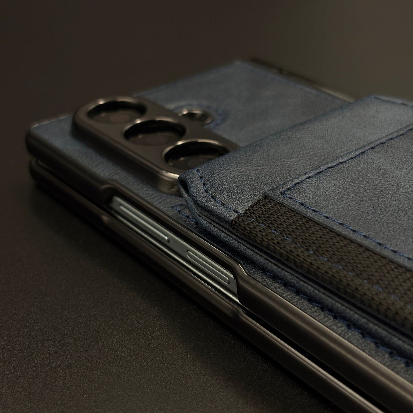 Detachable Cardholder Leather MagSafe Case with Front Screen Protector for Samsung Galaxy Z Fold 8 Ultra