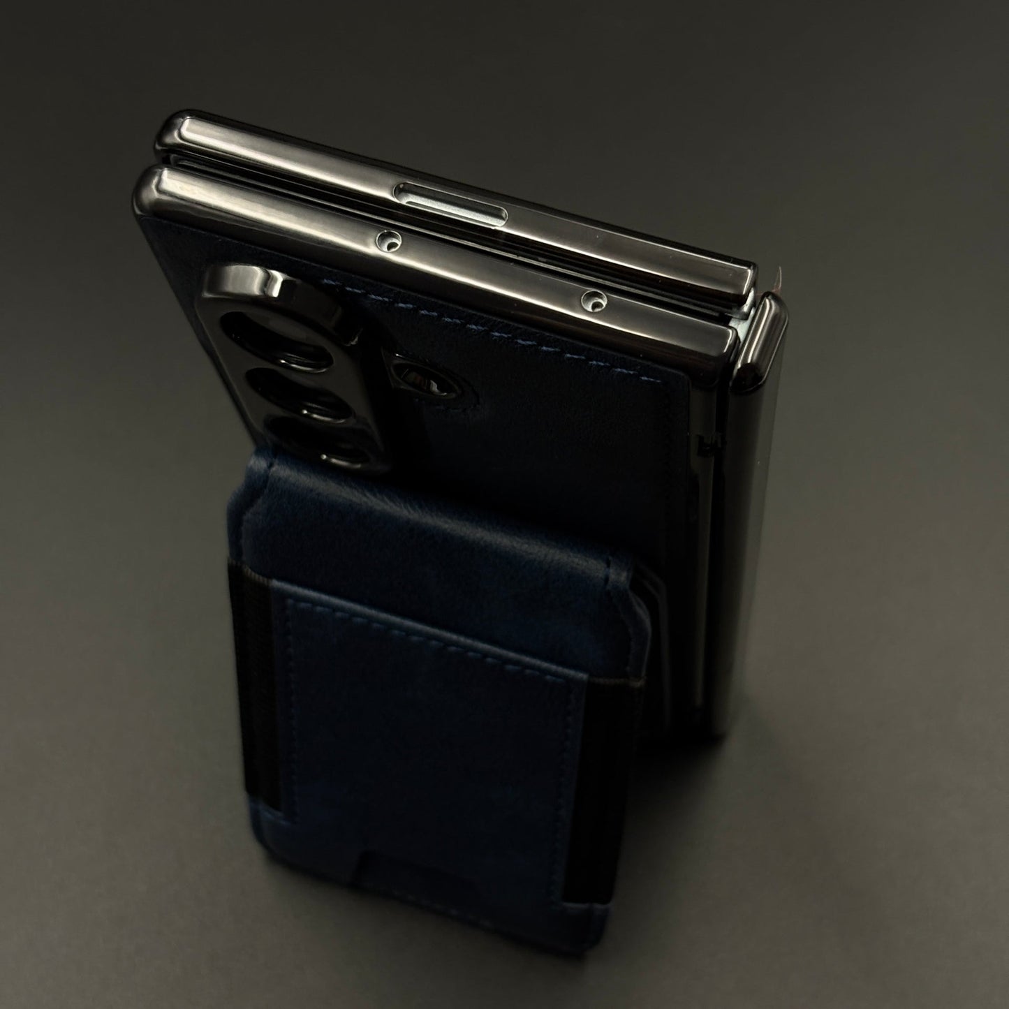 Detachable Cardholder Leather MagSafe Case with Front Screen Protector for Samsung Galaxy Z Fold 7