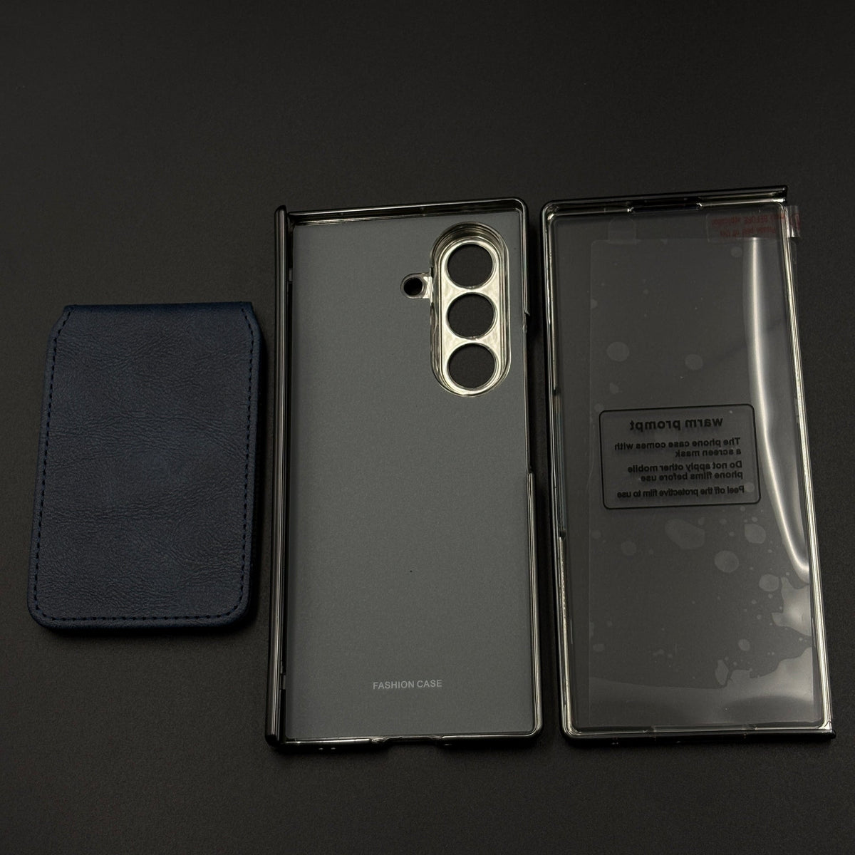 Detachable Cardholder Leather MagSafe Case with Front Screen Protector for Samsung Galaxy Z Fold 7