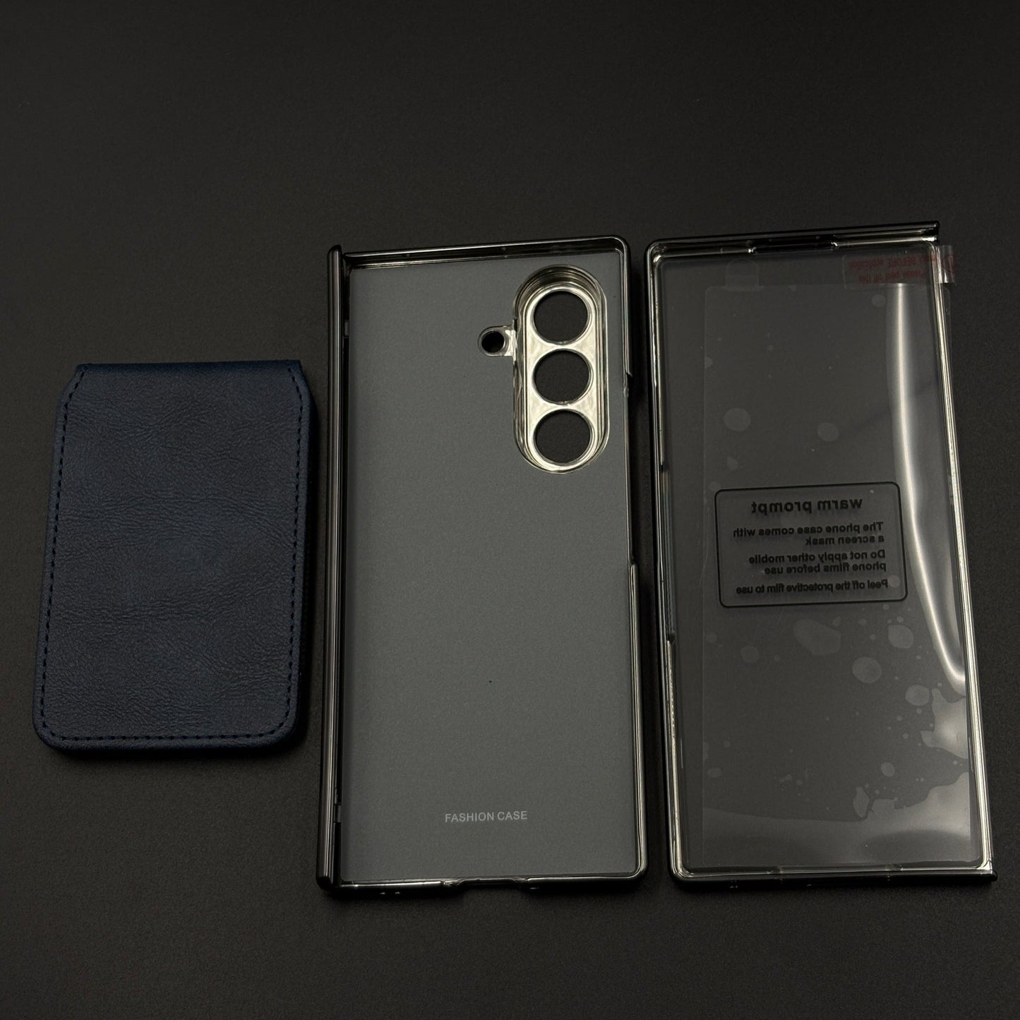 Detachable Cardholder Leather MagSafe Case with Front Screen Protector for Samsung Galaxy Z Fold 7