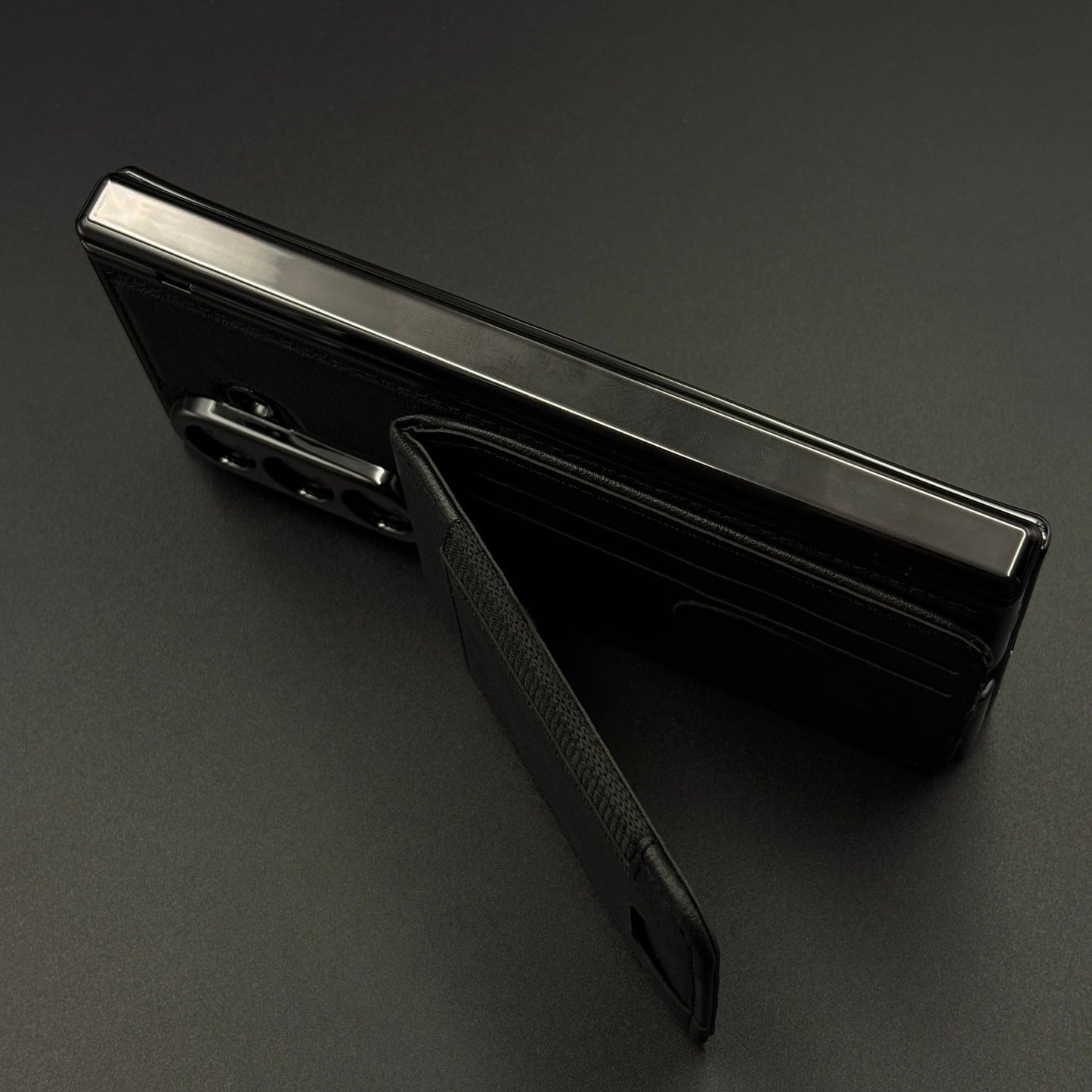 Detachable Cardholder Leather MagSafe Case with Front Screen Protector for Samsung Galaxy Z Fold 7