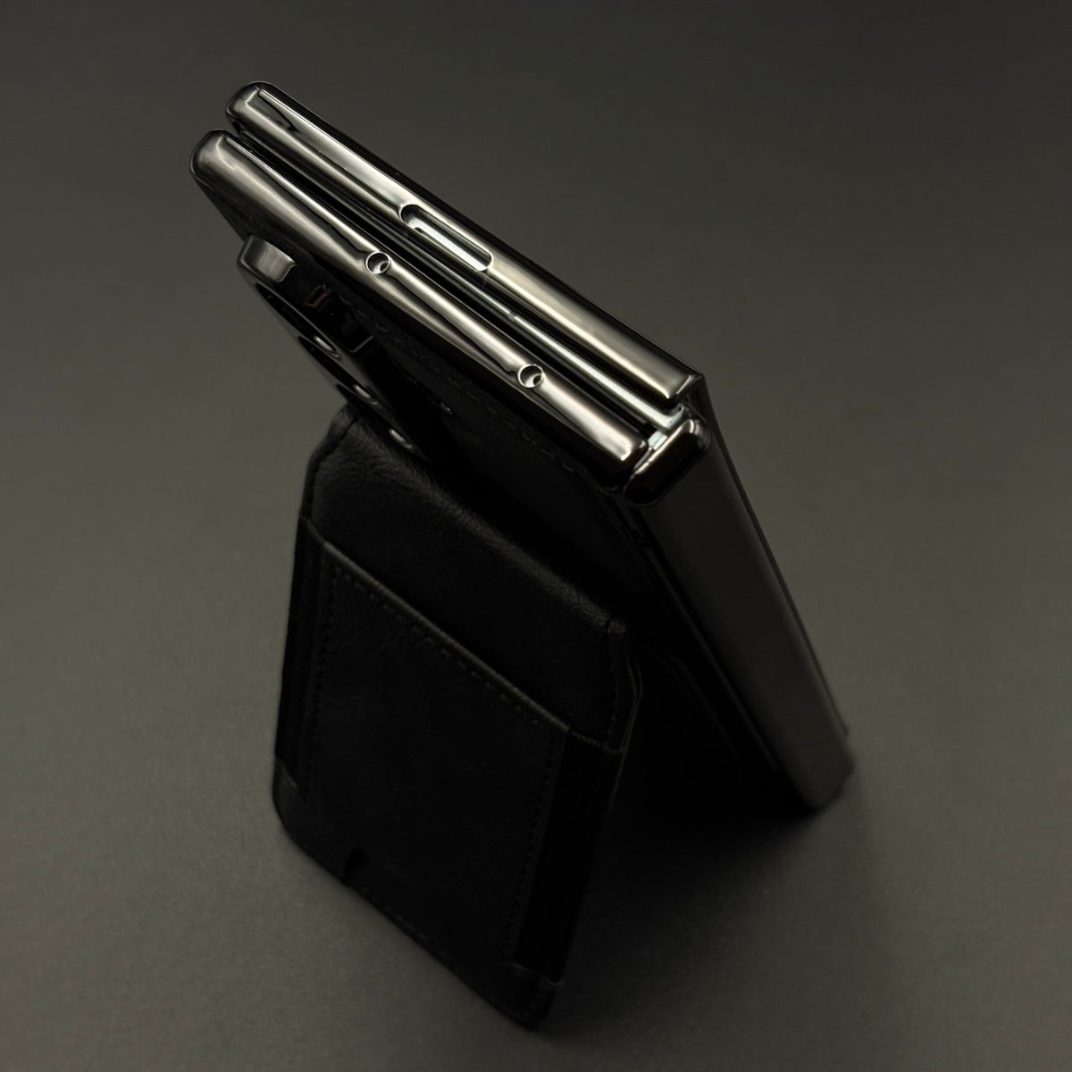 Detachable Cardholder Leather MagSafe Case with Front Screen Protector for Samsung Galaxy Z Fold 7