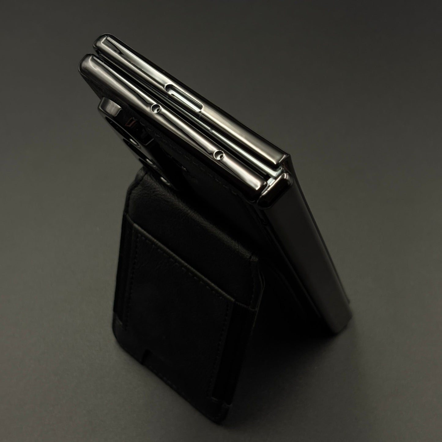 Detachable Cardholder Leather MagSafe Case with Front Screen Protector for Samsung Galaxy Z Fold 7