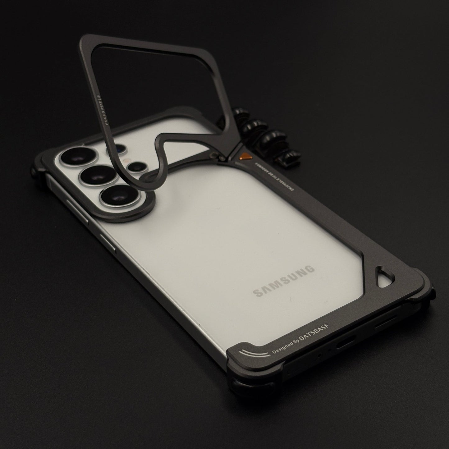 9 Shape Aluminum Metal Frameless Border Case for Samsung Galaxy S26 Ultra