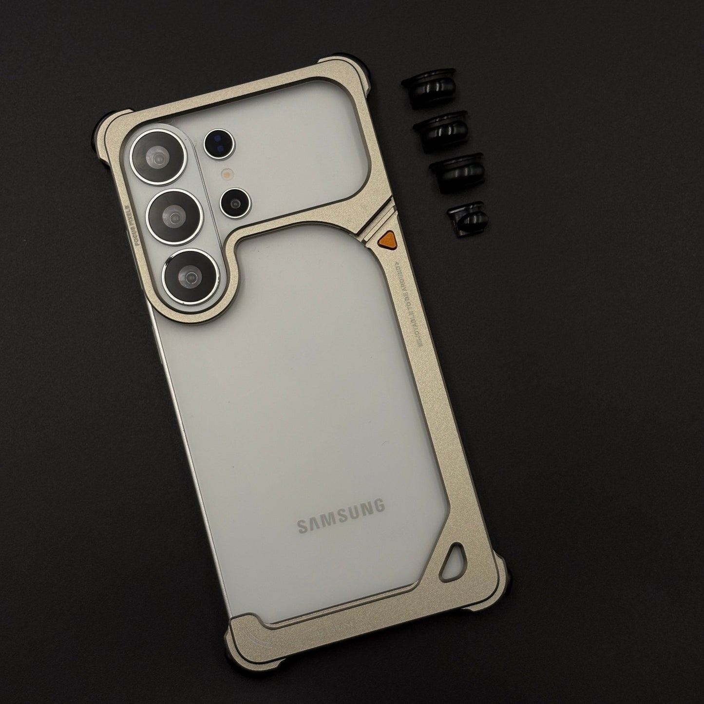 9 Shape Aluminum Metal Frameless Border Case for Samsung Galaxy S26 Ultra