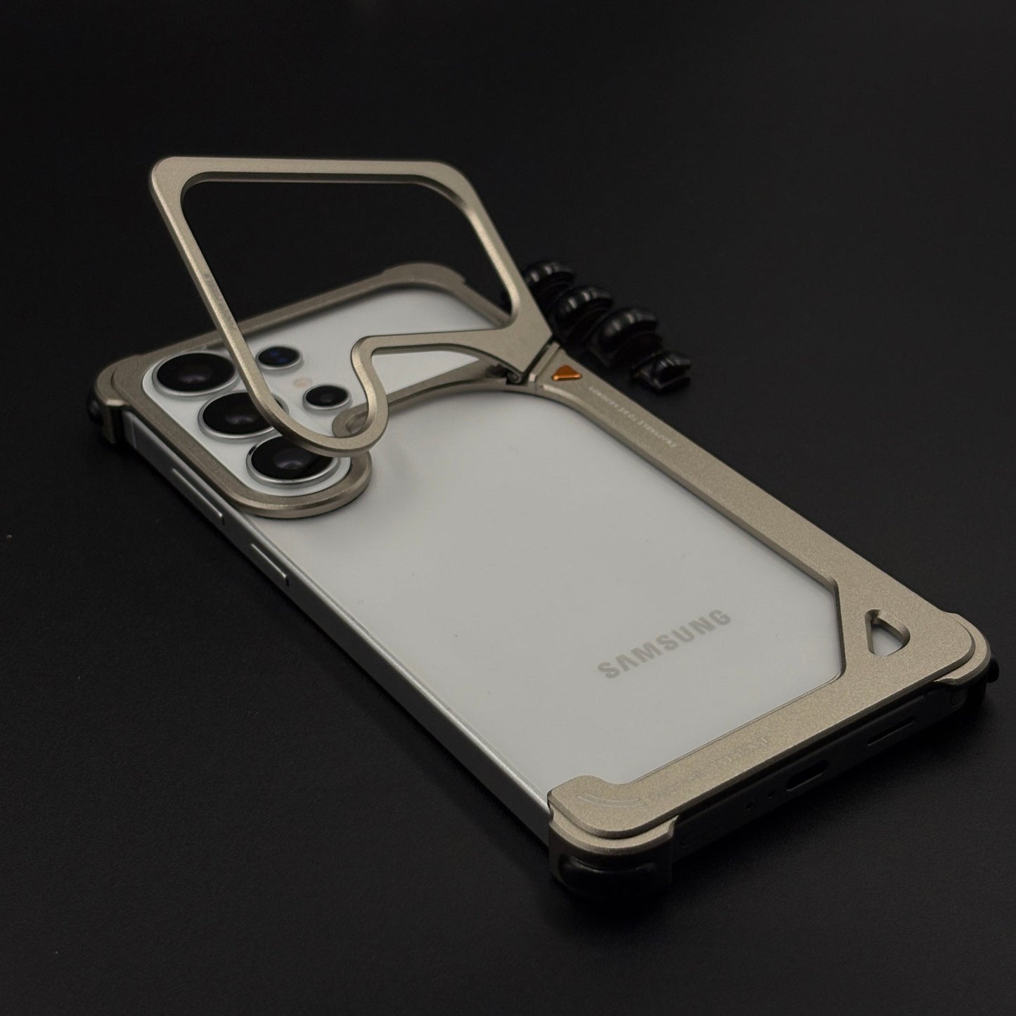 9 Shape Aluminum Metal Frameless Border Case for Samsung Galaxy S26 Ultra