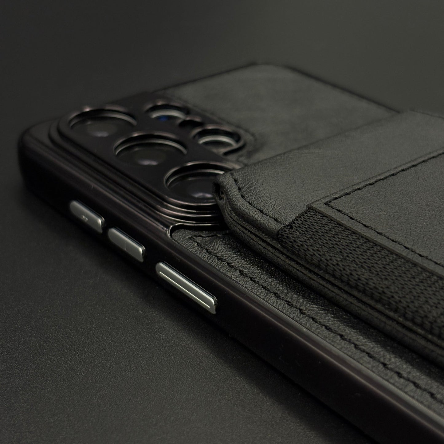 Detachable Cardholder Leather MagSafe Case with Front Screen Protector for Samsung Galaxy S26 Ultra