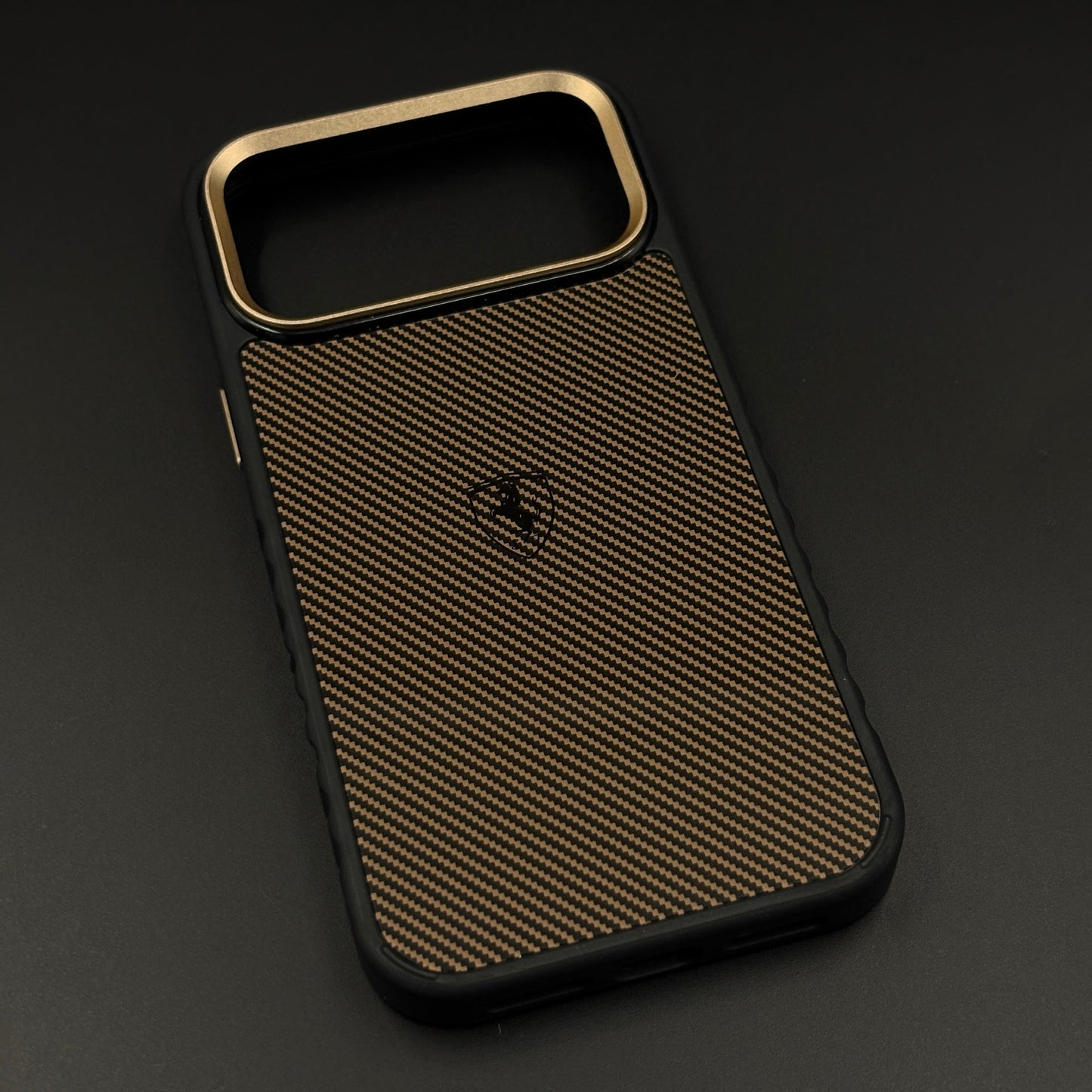Carbon Fiber FR Horse Motorsport Case for iPhone 17 Series | Premium Racing Design