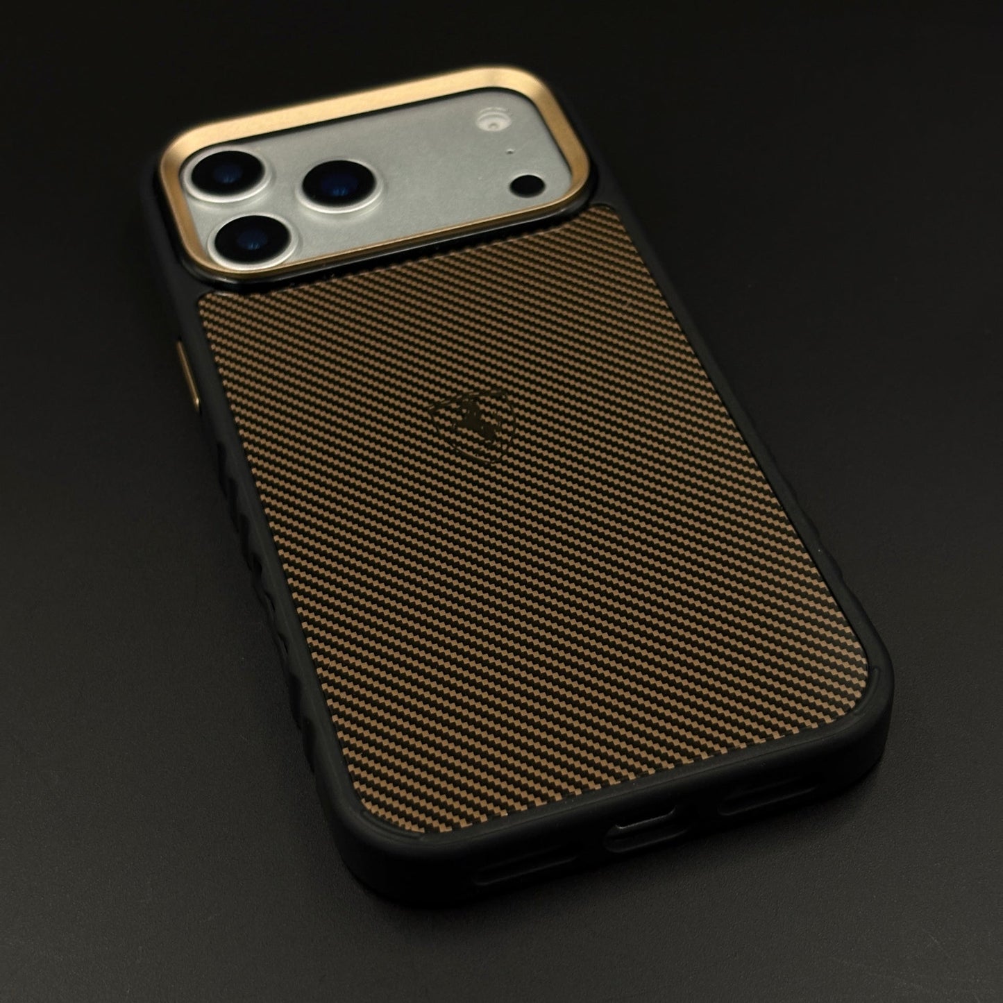 Carbon Fiber FR Horse Motorsport Case for iPhone 17 Series | Premium Racing Design