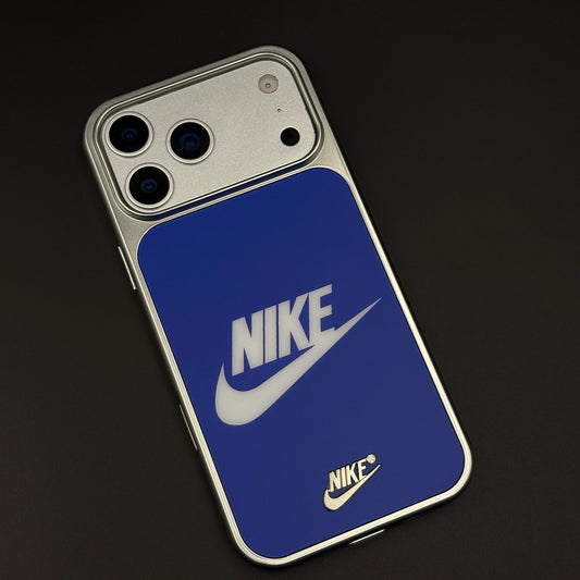 Premium Sport Brand Blue Just Do It Case for iPhone 17 Series | Sleek Back Cover