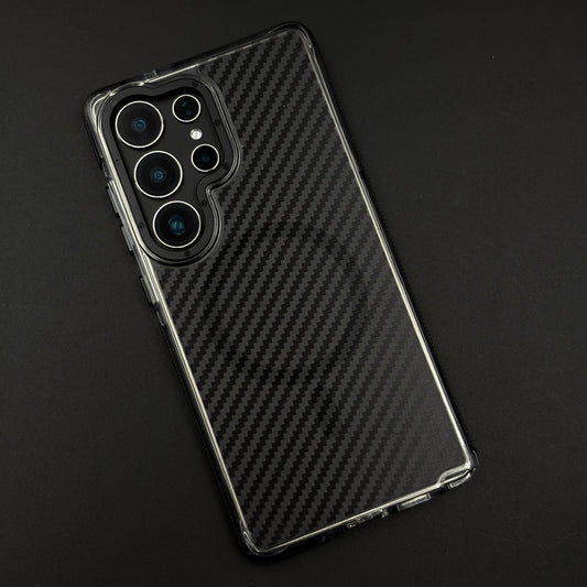 Carbon Fibre Matte MagSafe Case for Samsung Galaxy S24 Ultra | Smokey Finish Protection