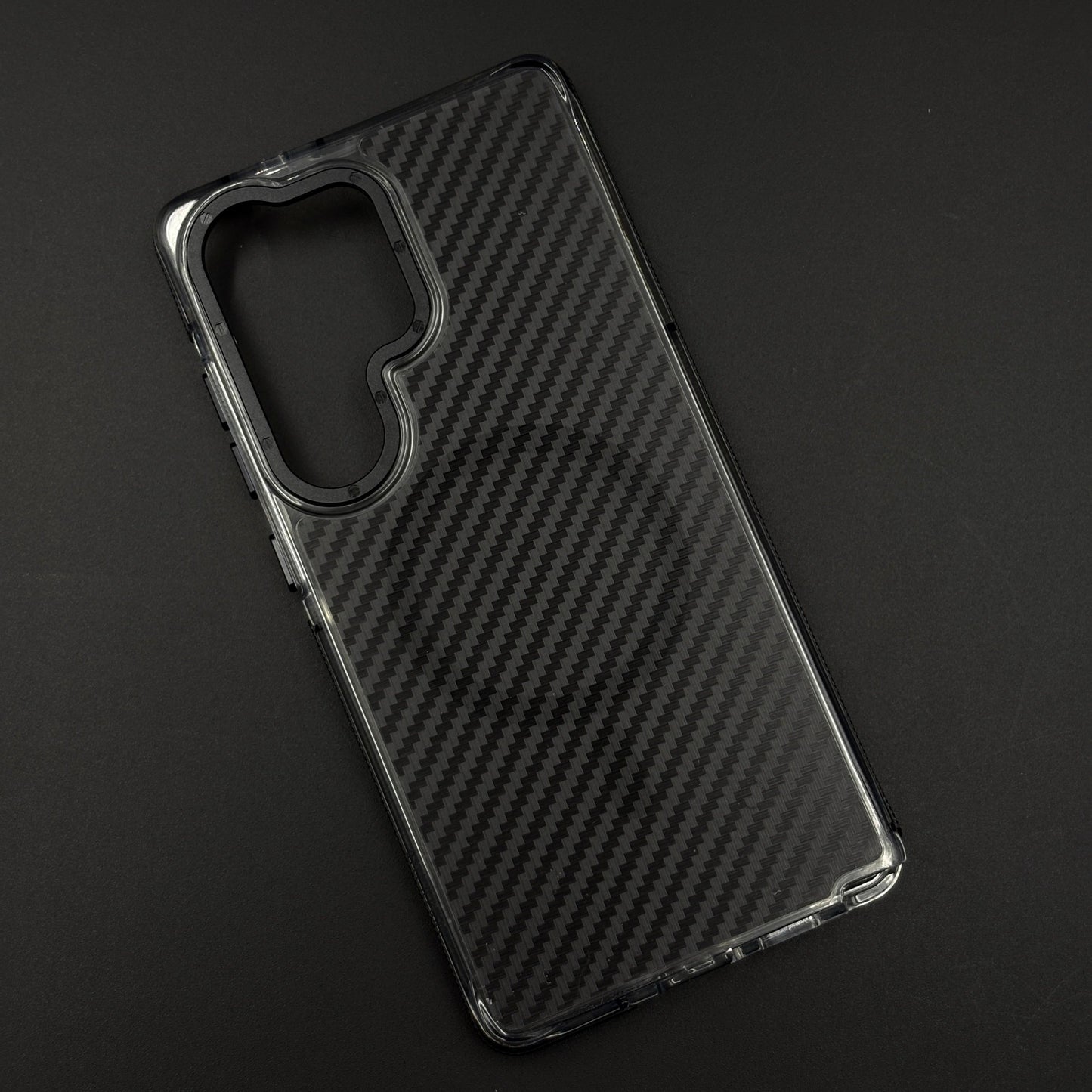 Carbon Fibre Matte MagSafe Case for Samsung Galaxy S24 Ultra | Smokey Finish Protection