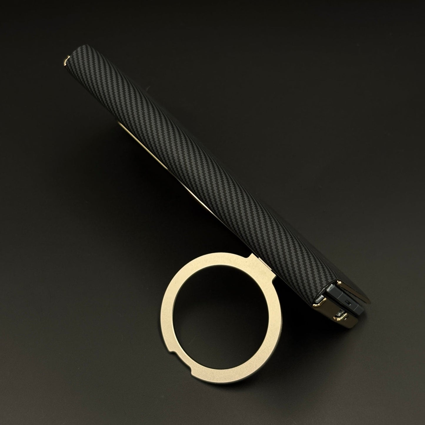 Carbon Fiber Rotating Stand MagSafe Flip Case for Samsung Galaxy Z Fold 6