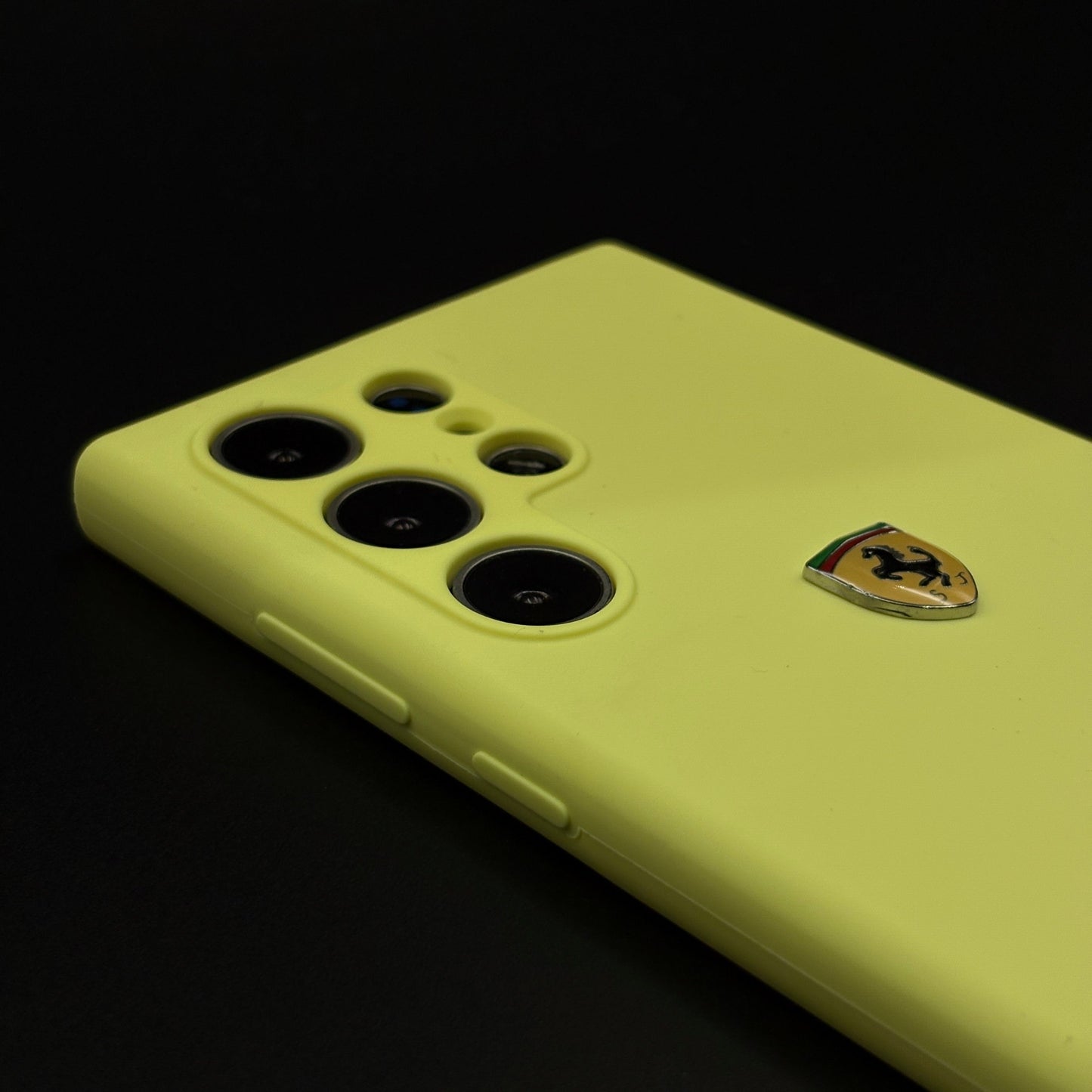 FR Edition Smooth Silk Feel Silicone Case for Samsung Galaxy S24 Ultra | Sporty Luxury Finish