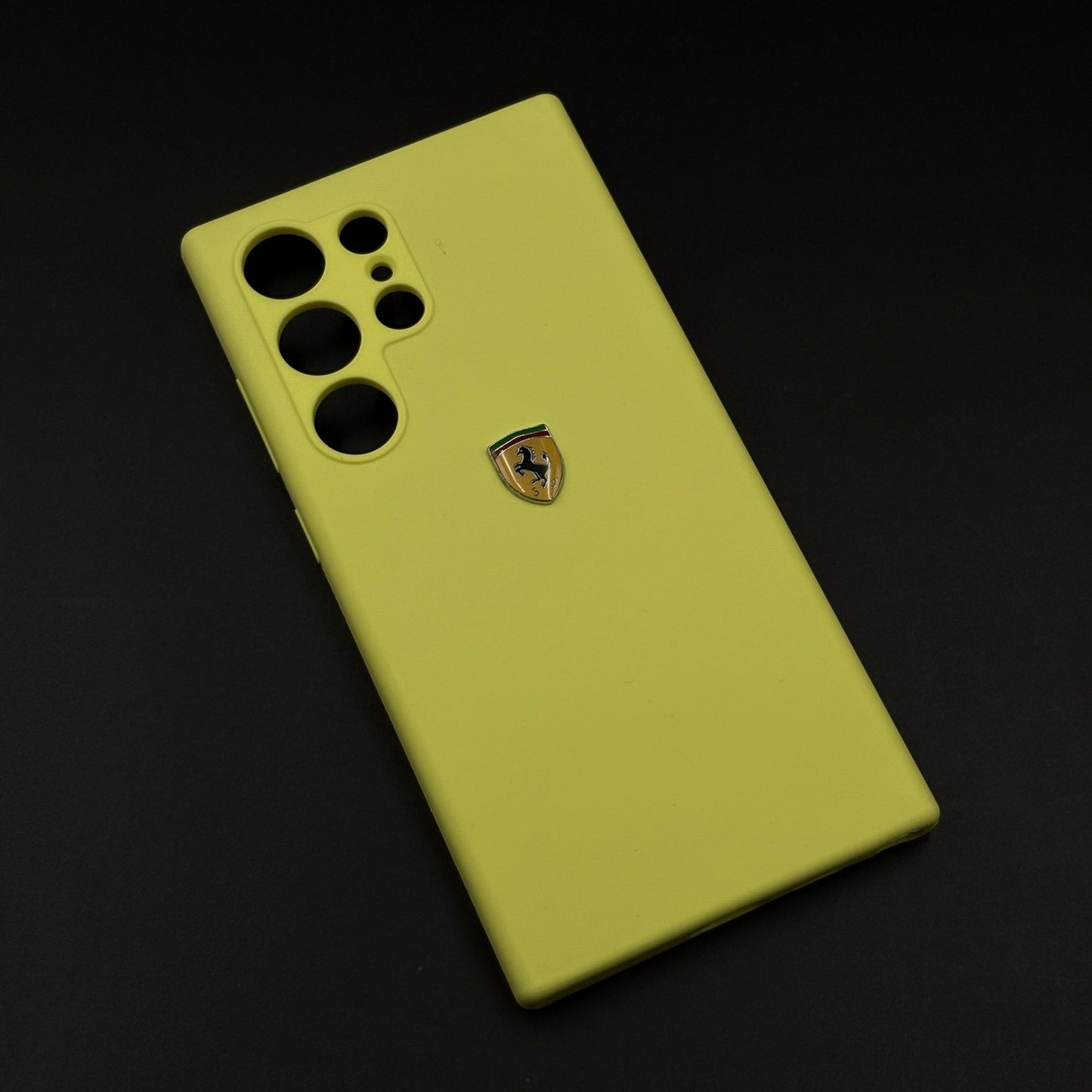 FR Edition Smooth Silk Feel Silicone Case for Samsung Galaxy S25 Ultra | Sporty Luxury Finish