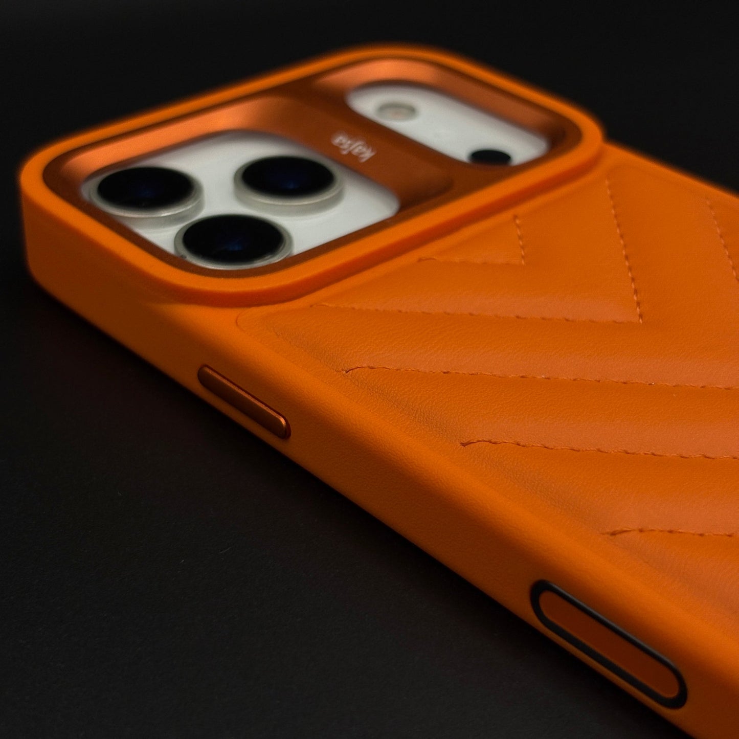 Puffer Quilted Mobile Case Cover with AI Button for iPhone 17 Series