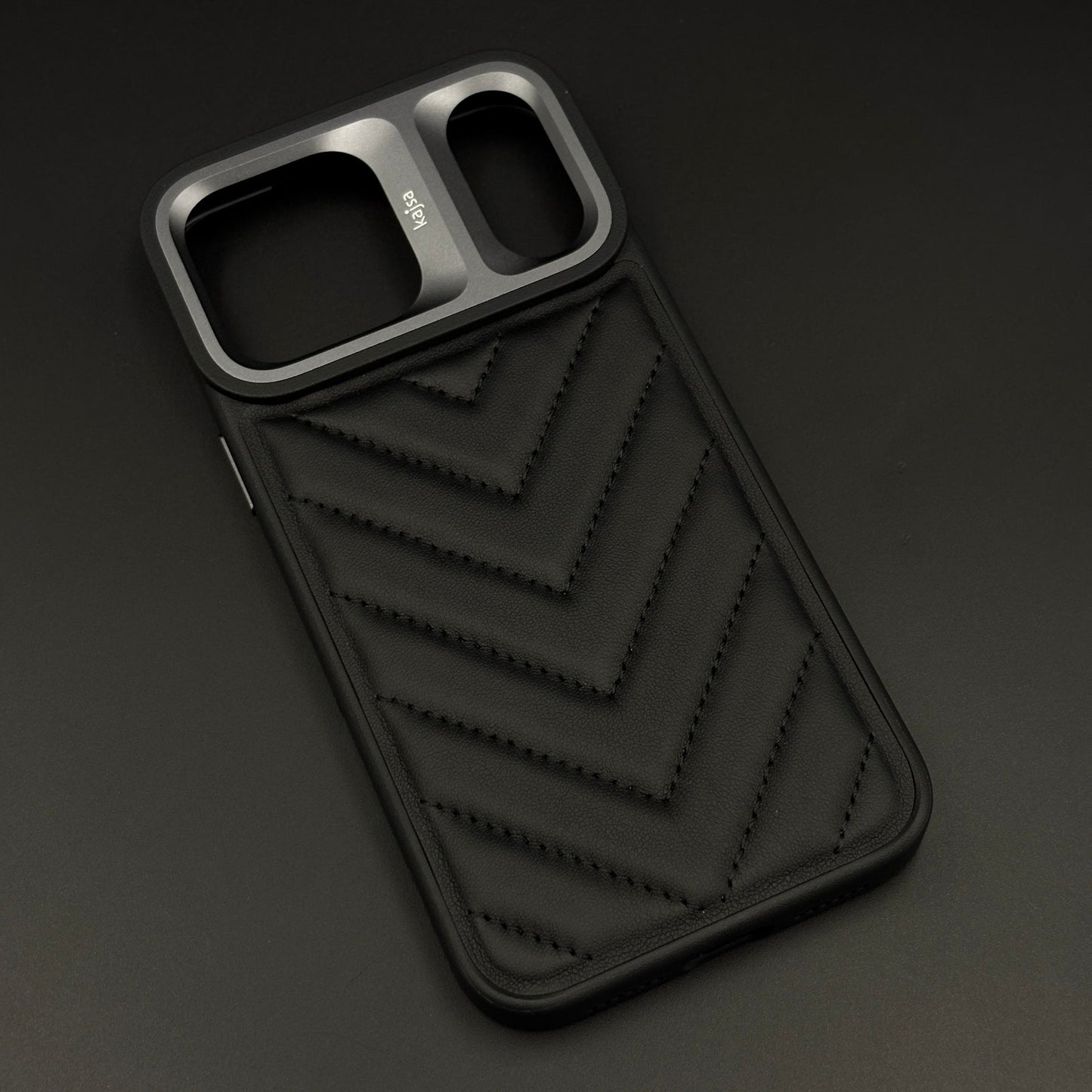 Puffer Quilted Mobile Case Cover with AI Button for iPhone 17 Series