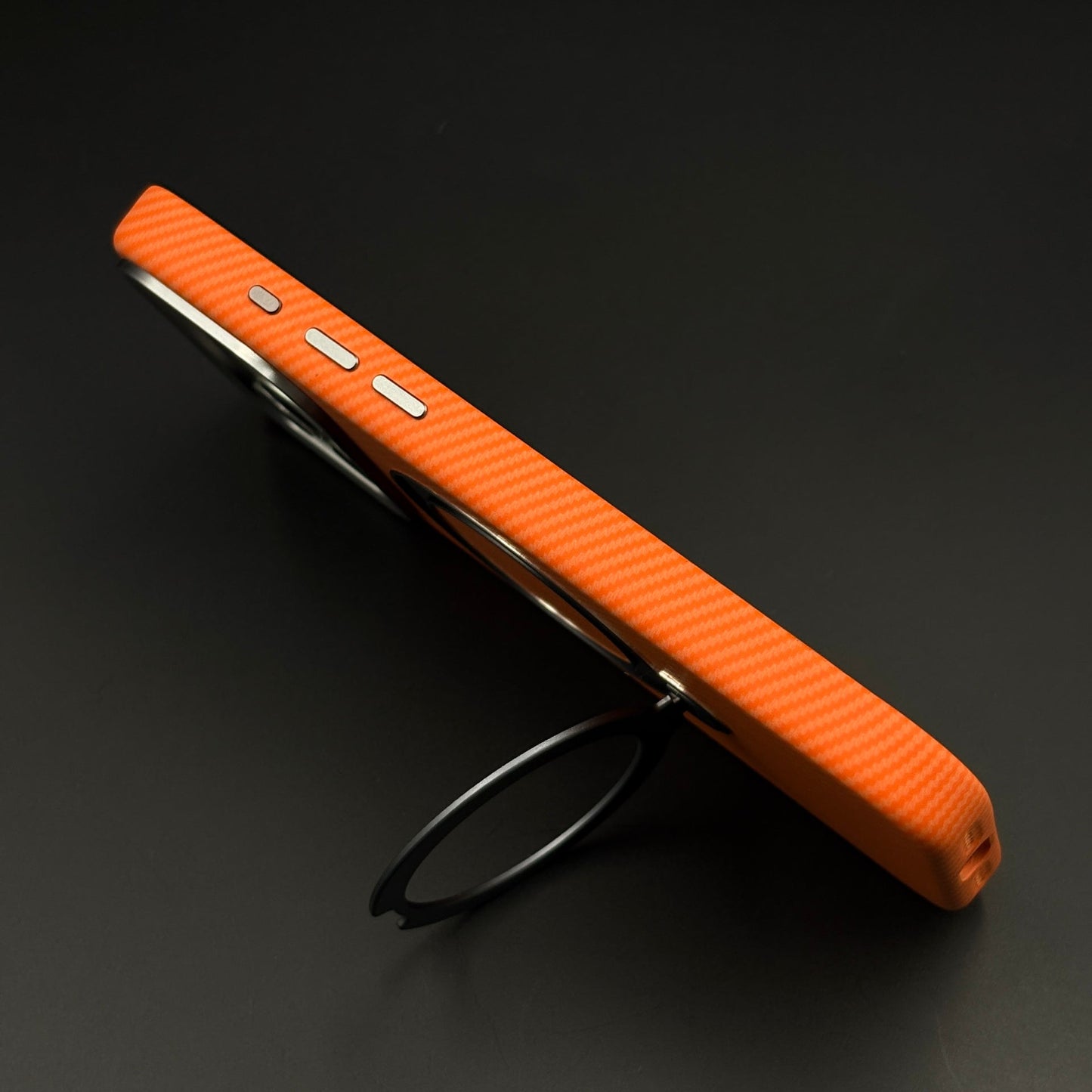 Carbon Fibre Case with Rotating Stand & MagSafe for iPhone 17 Series | Protective Cover