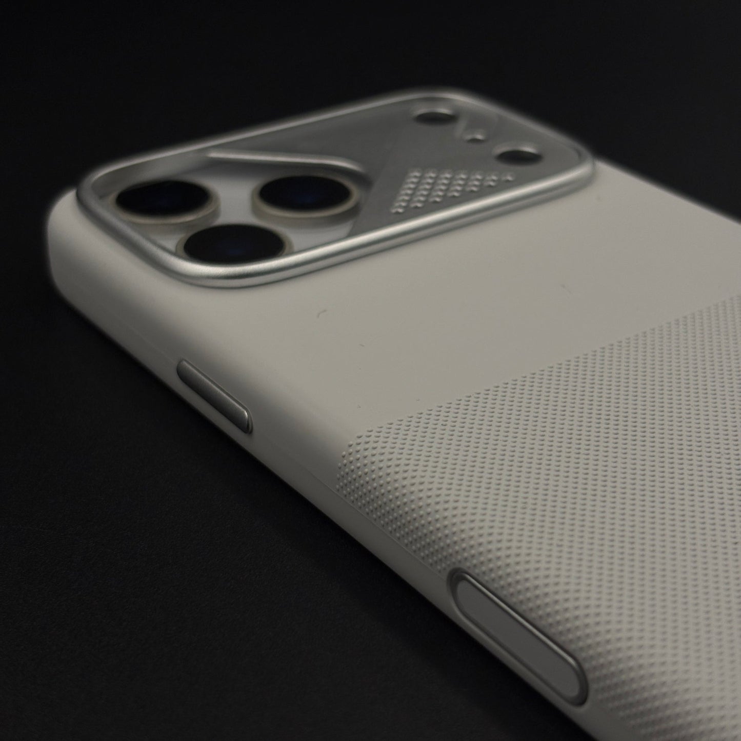 Dual-Tone Silk Touch Hidden MagSafe Case with Raised Metal Bezel for iPhone 17 Series