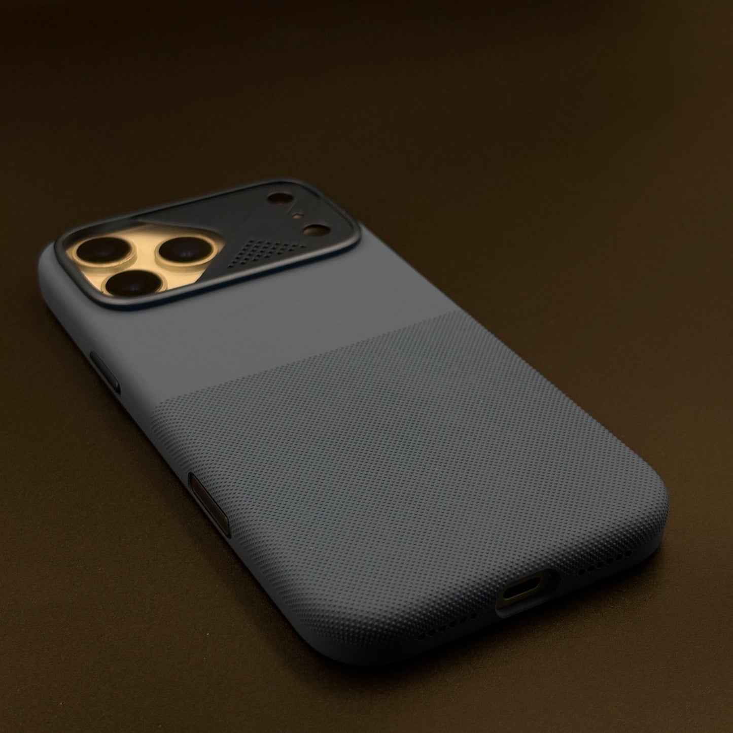 Dual-Tone Silk Touch Hidden MagSafe Case with Raised Metal Bezel for iPhone 17 Series
