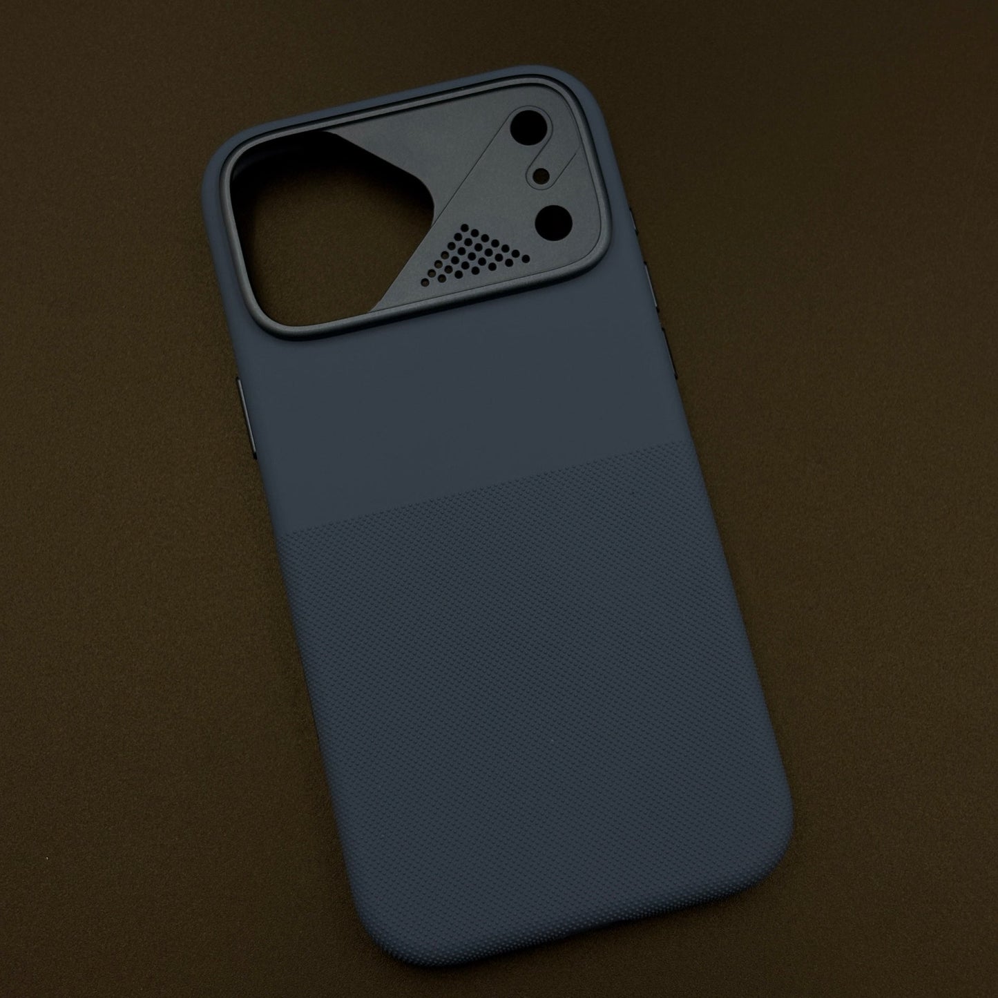 Dual-Tone Silk Touch Hidden MagSafe Case with Raised Metal Bezel for iPhone 17 Series